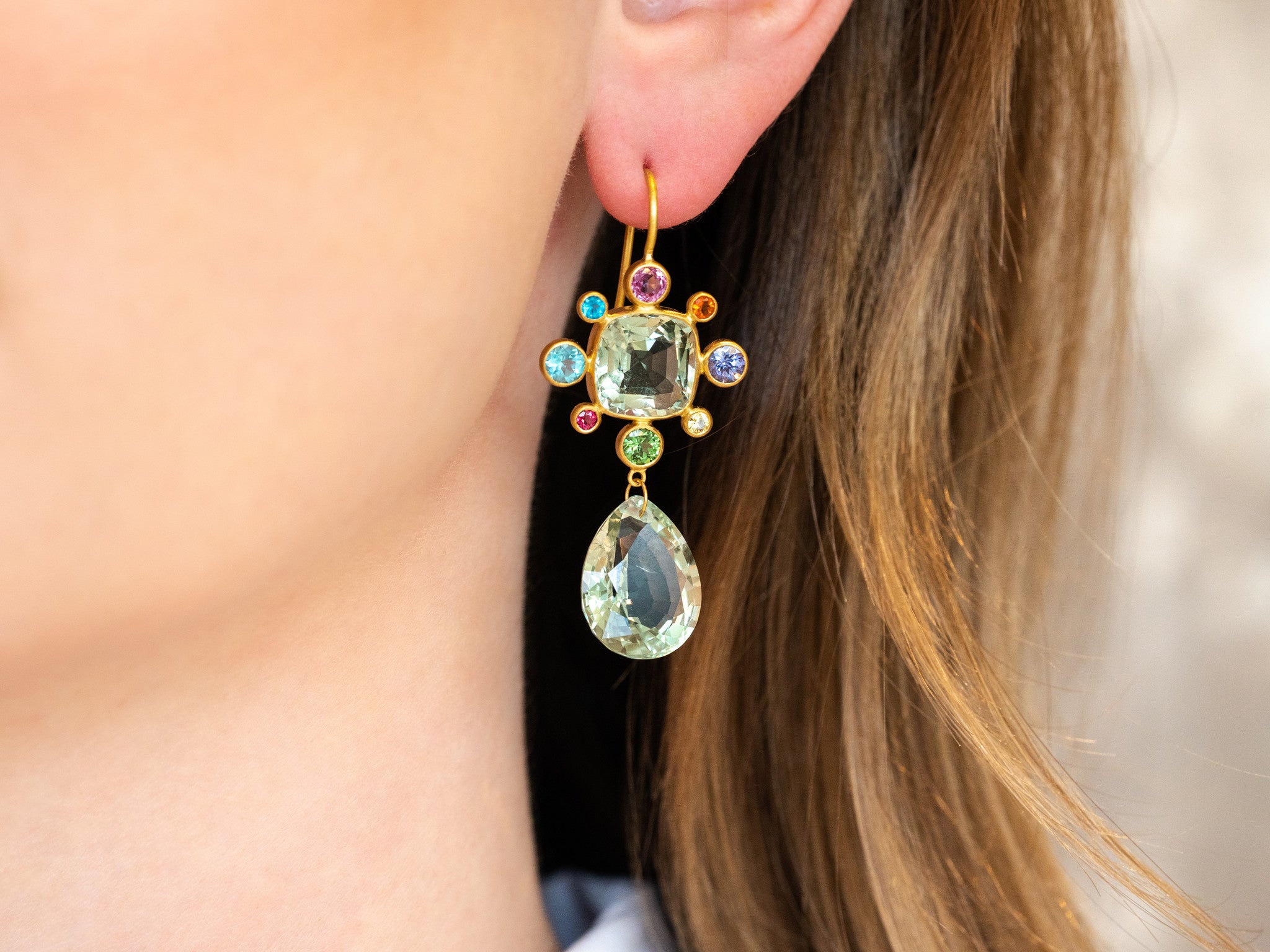 MARIE HÉLÈNE DE TAILLAC | BYZANTINE DROP EARRINGS