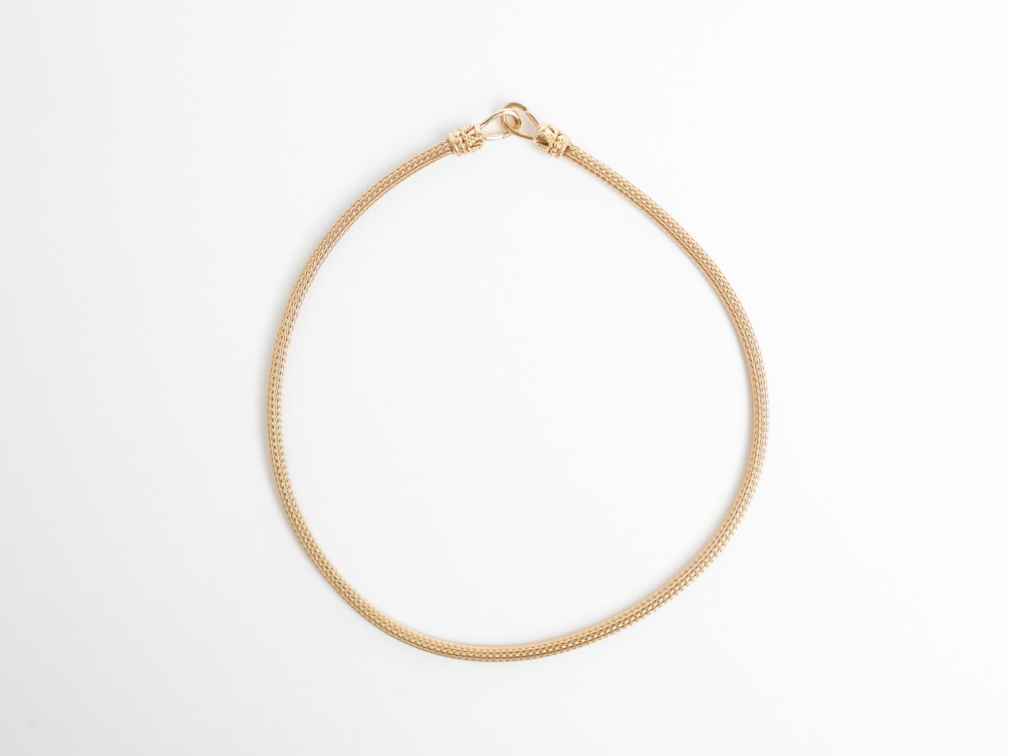 YELLOW GOLD MESH CHAIN