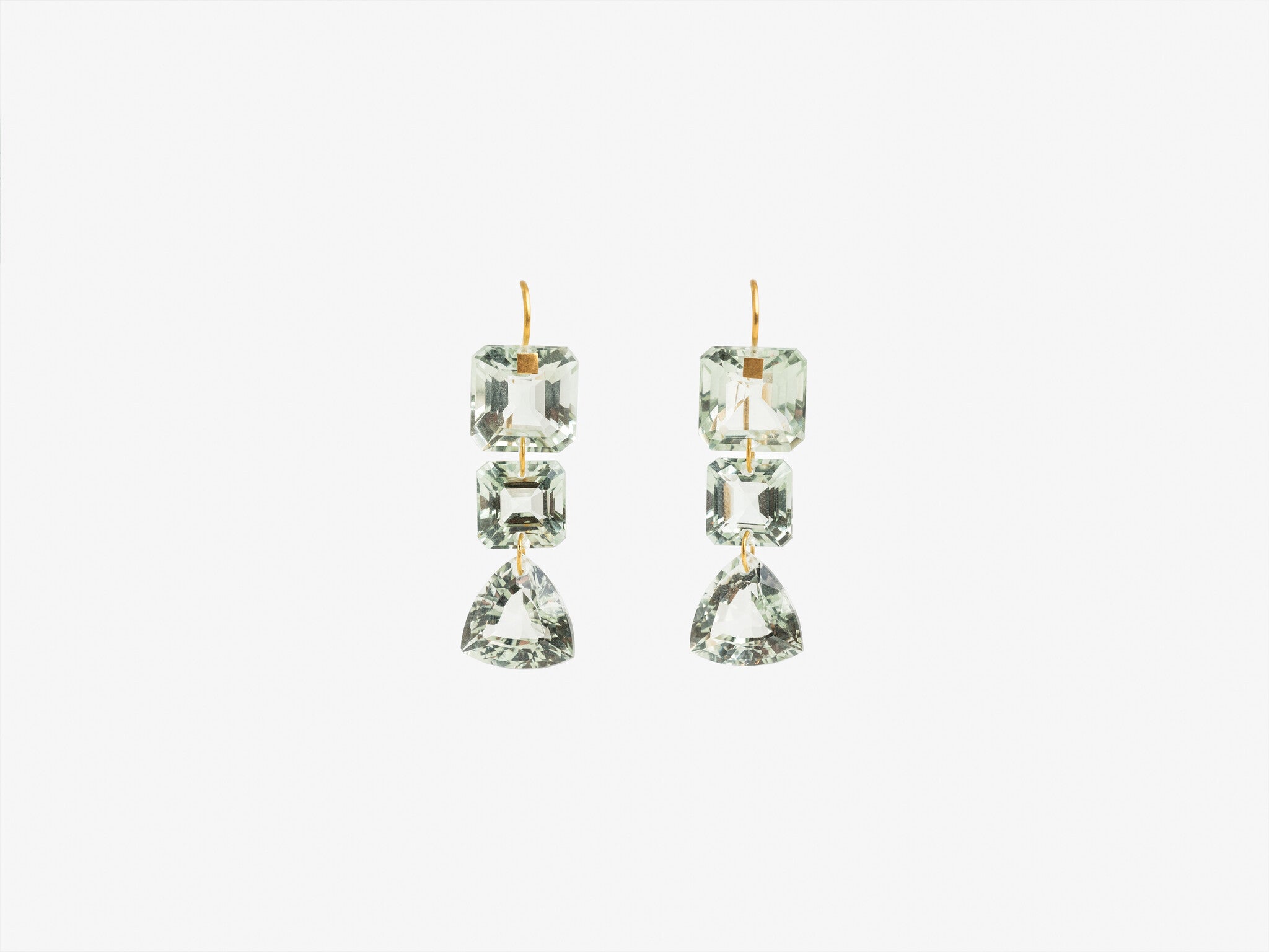 ANNABEL 3-STONE EARRINGS