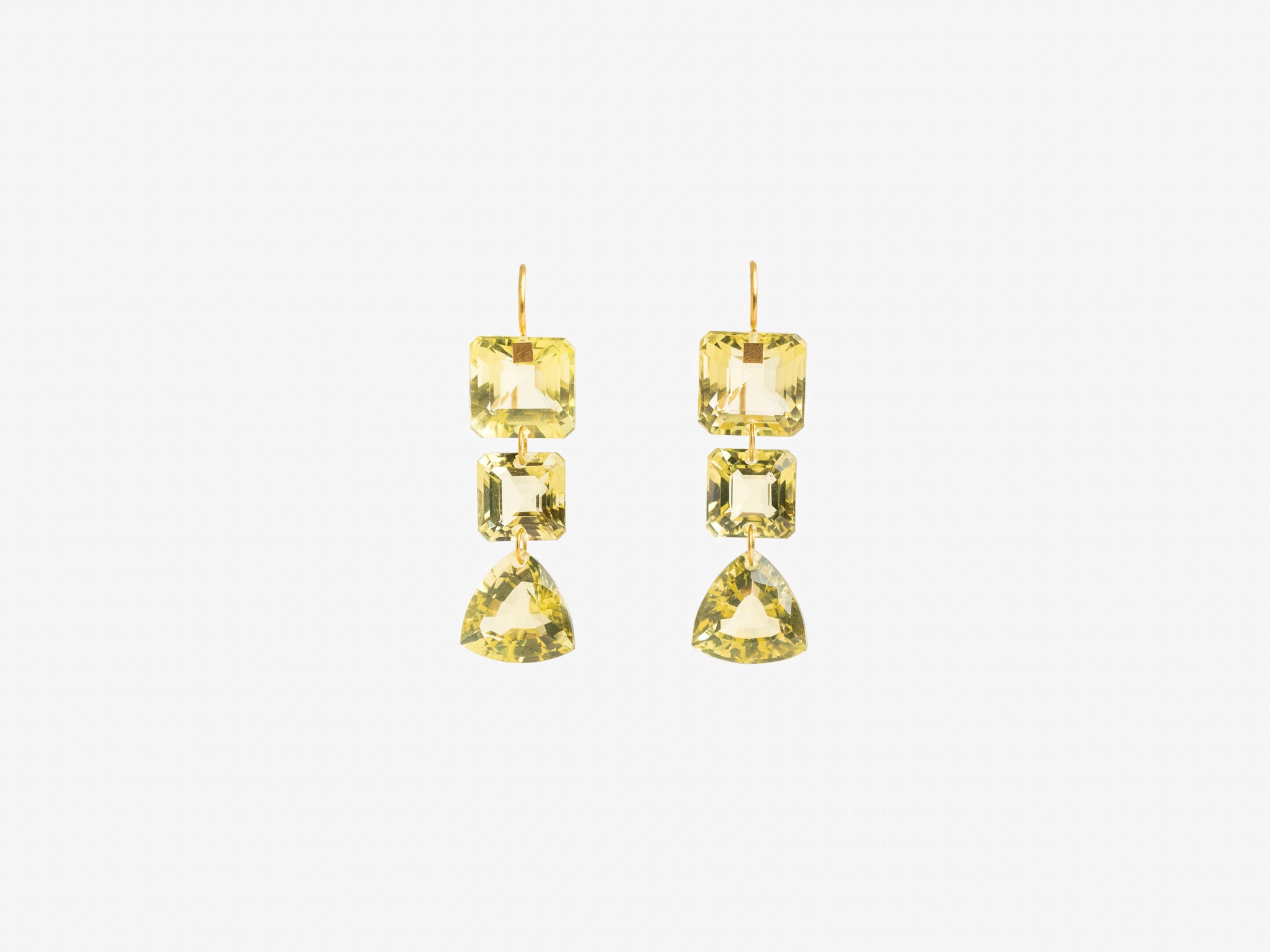 ANNABEL 3-STONE EARRINGS