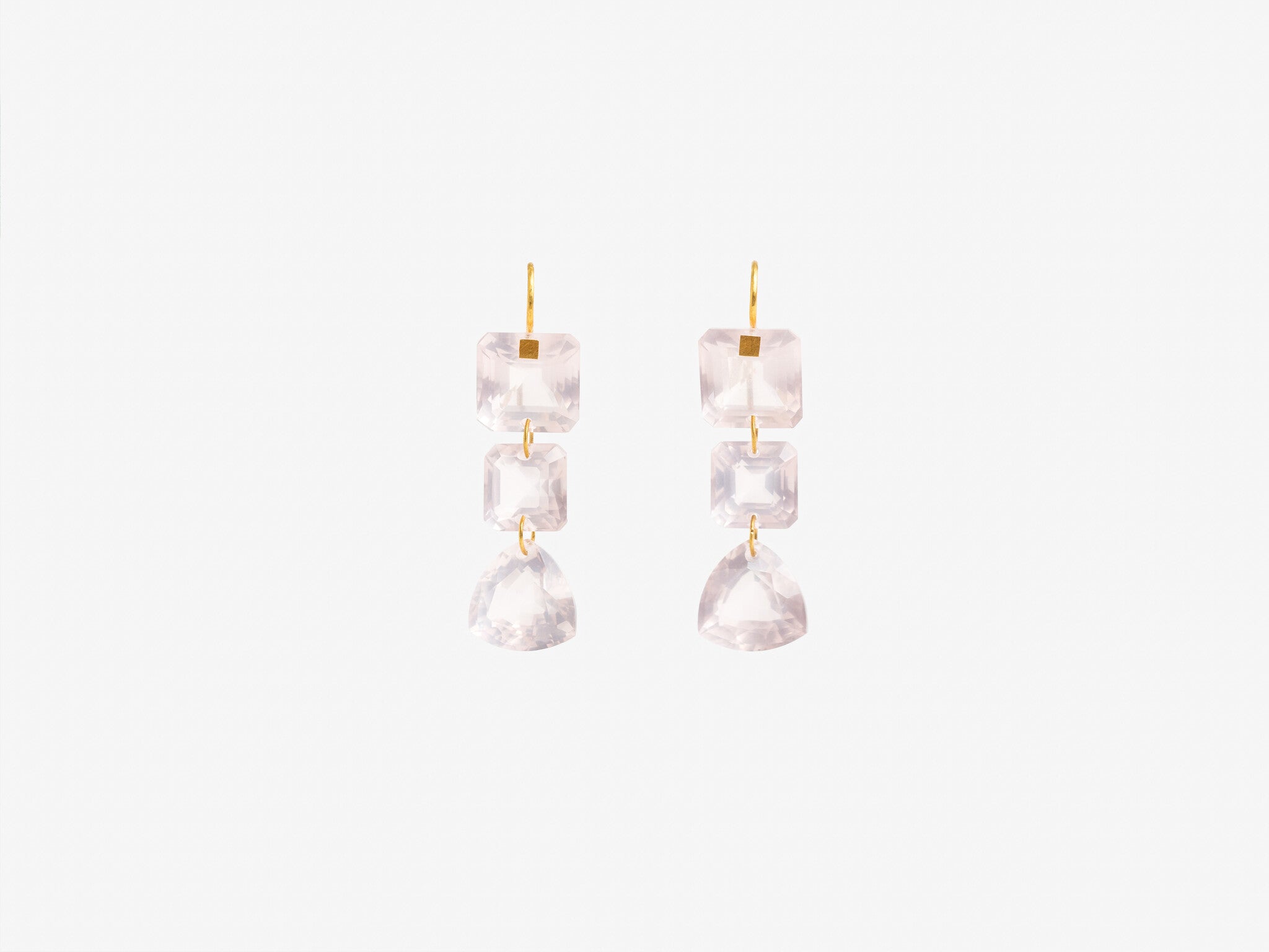 ANNABEL 3-STONE EARRINGS