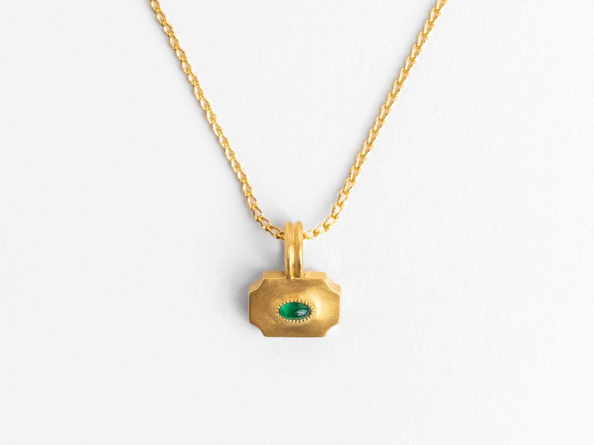 PROUNIS EMERALD SMALL ODE PENDANT