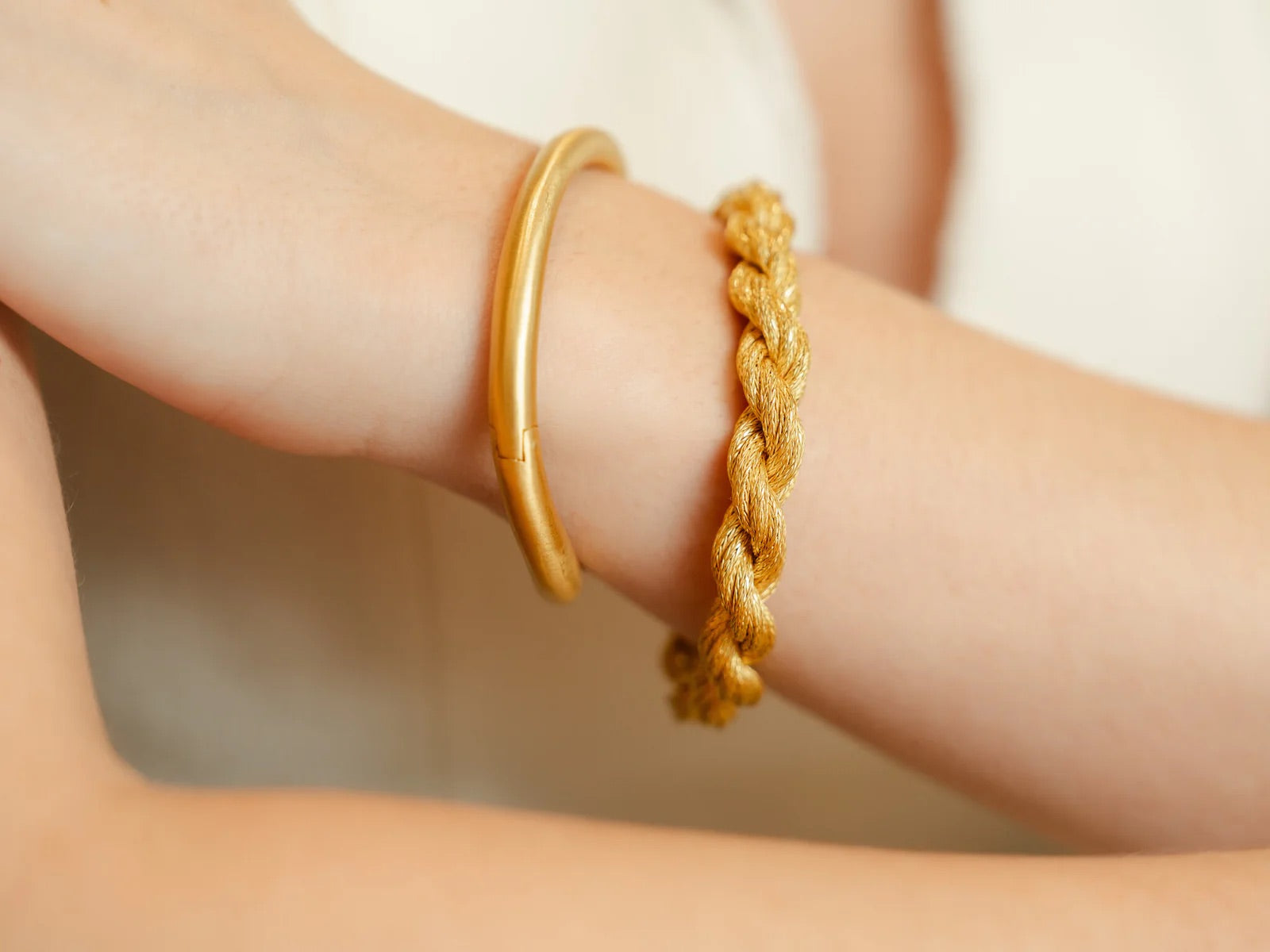 MARIE HÉLÈNE DE TAILLAC | IRREGULAR OVAL BANGLE | CAPITOL