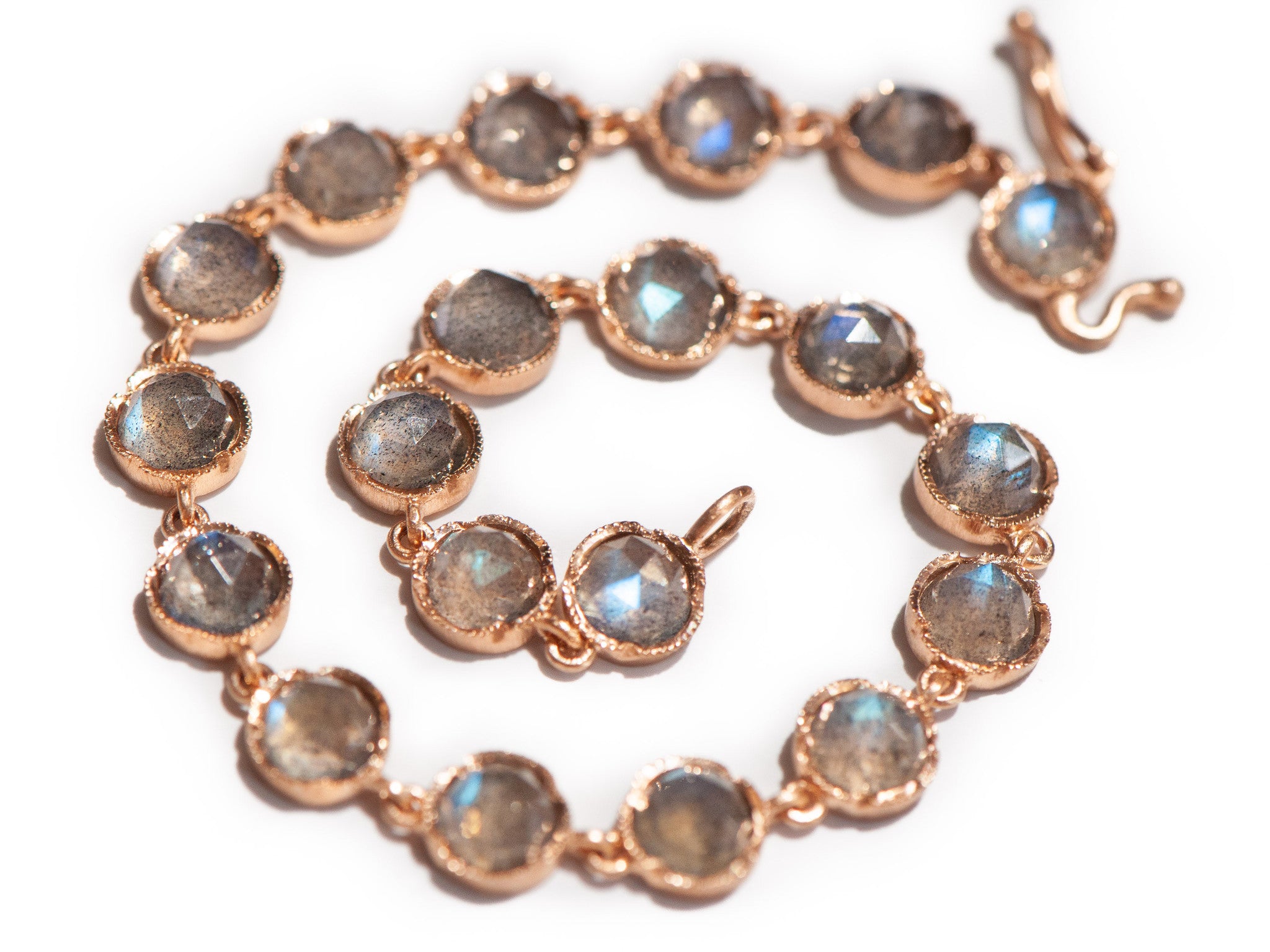 CLASSIC PETITE LINK LABRADORITE BRACELET