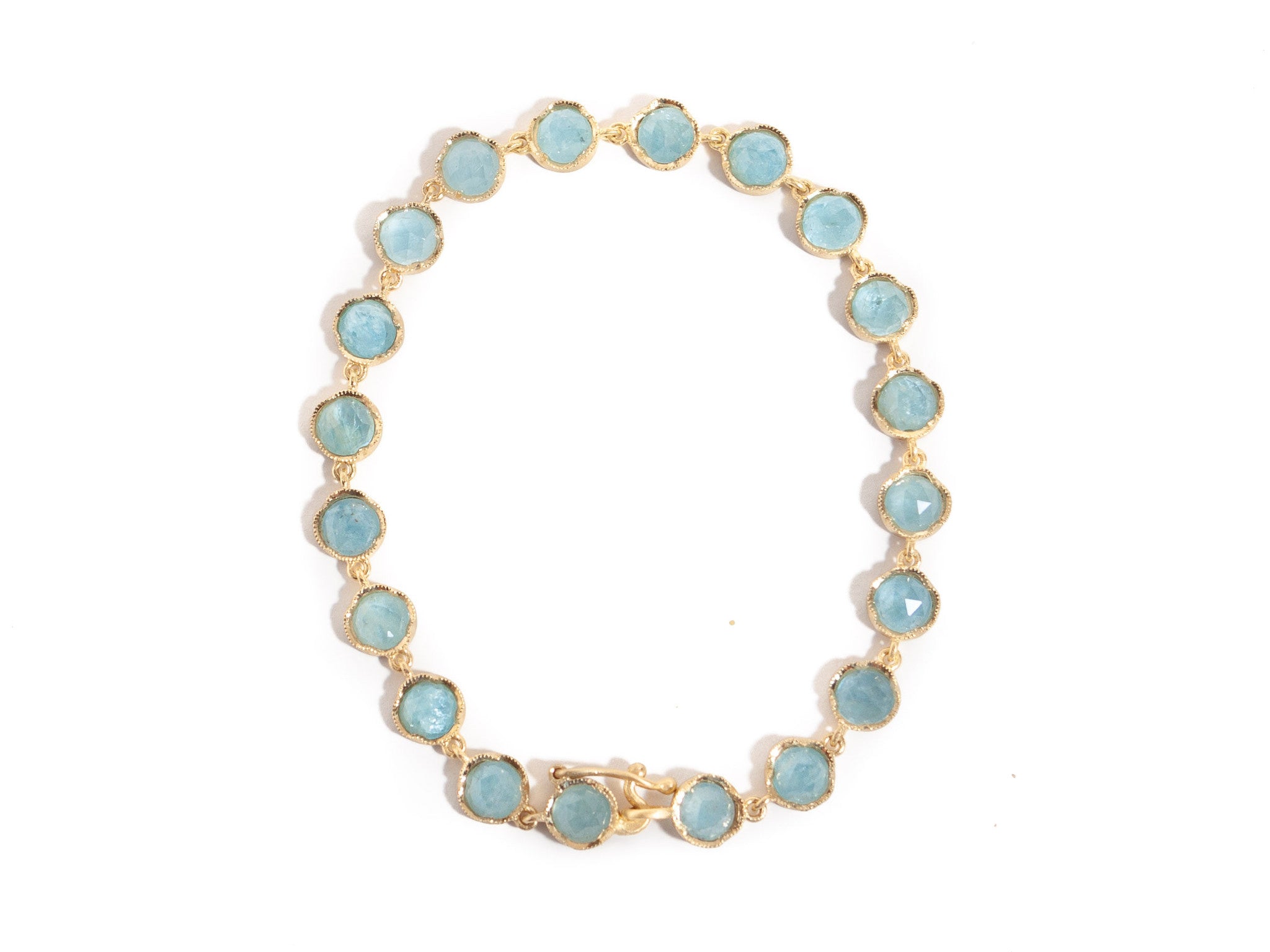 AQUAMARINE PETITE TENNIS BRACELET