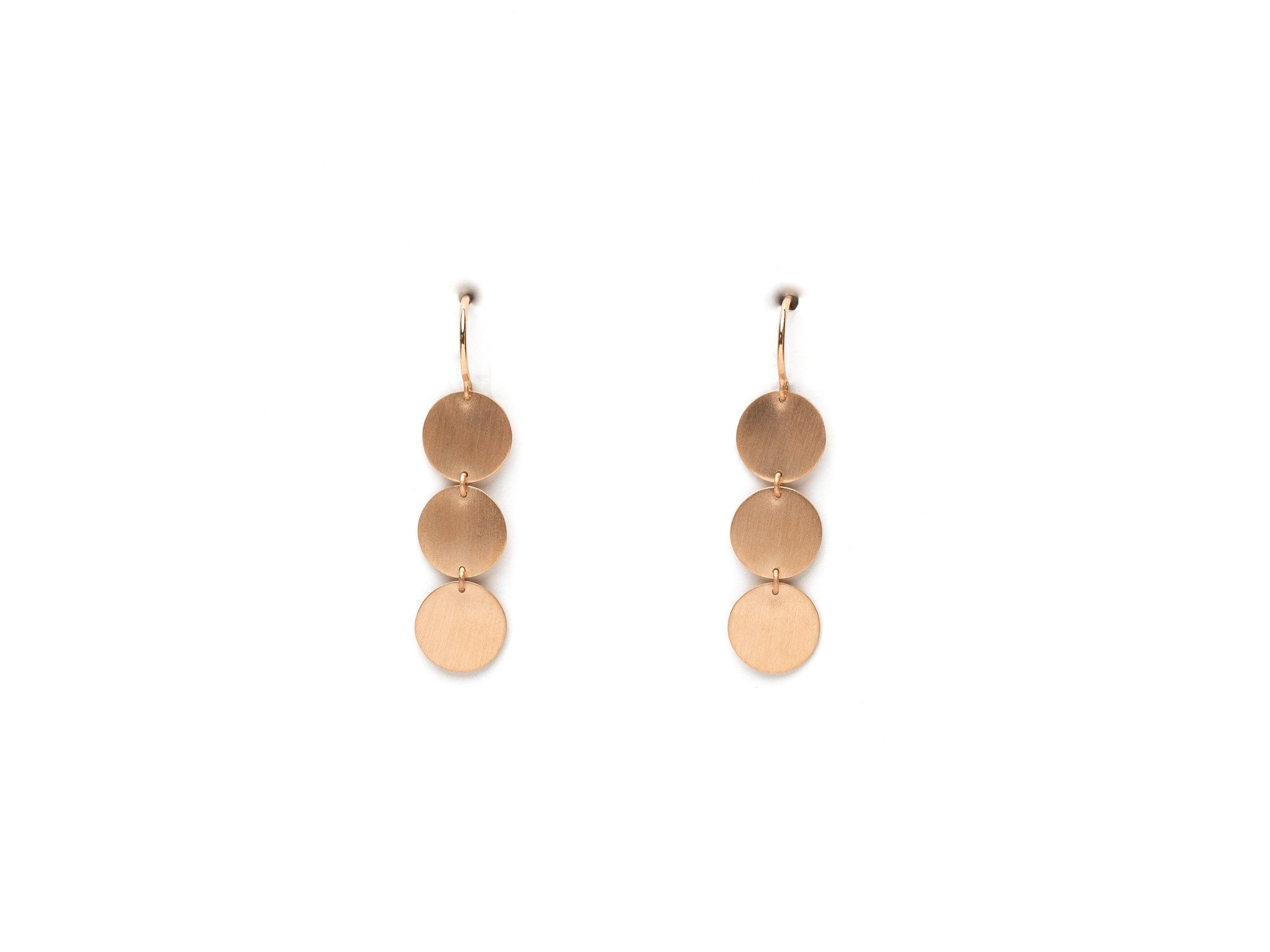 3 CIRCLE DROP EARRINGS