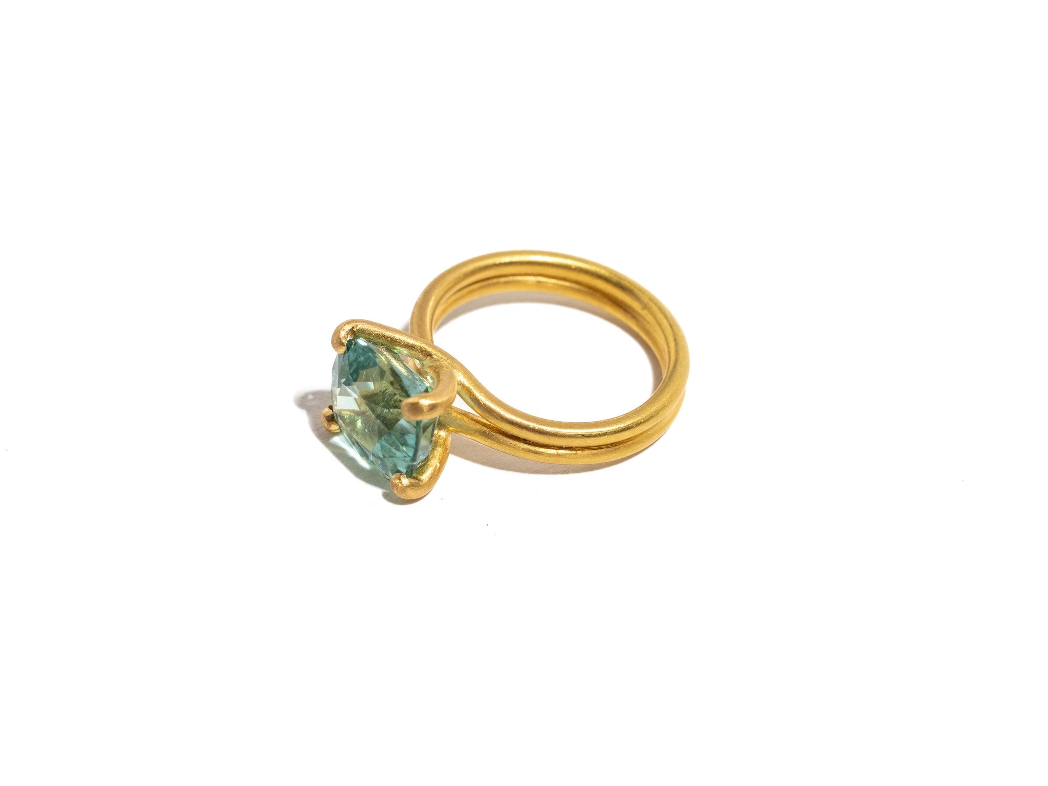 BLUE/GREEN TOURMALINE SUMMER RING