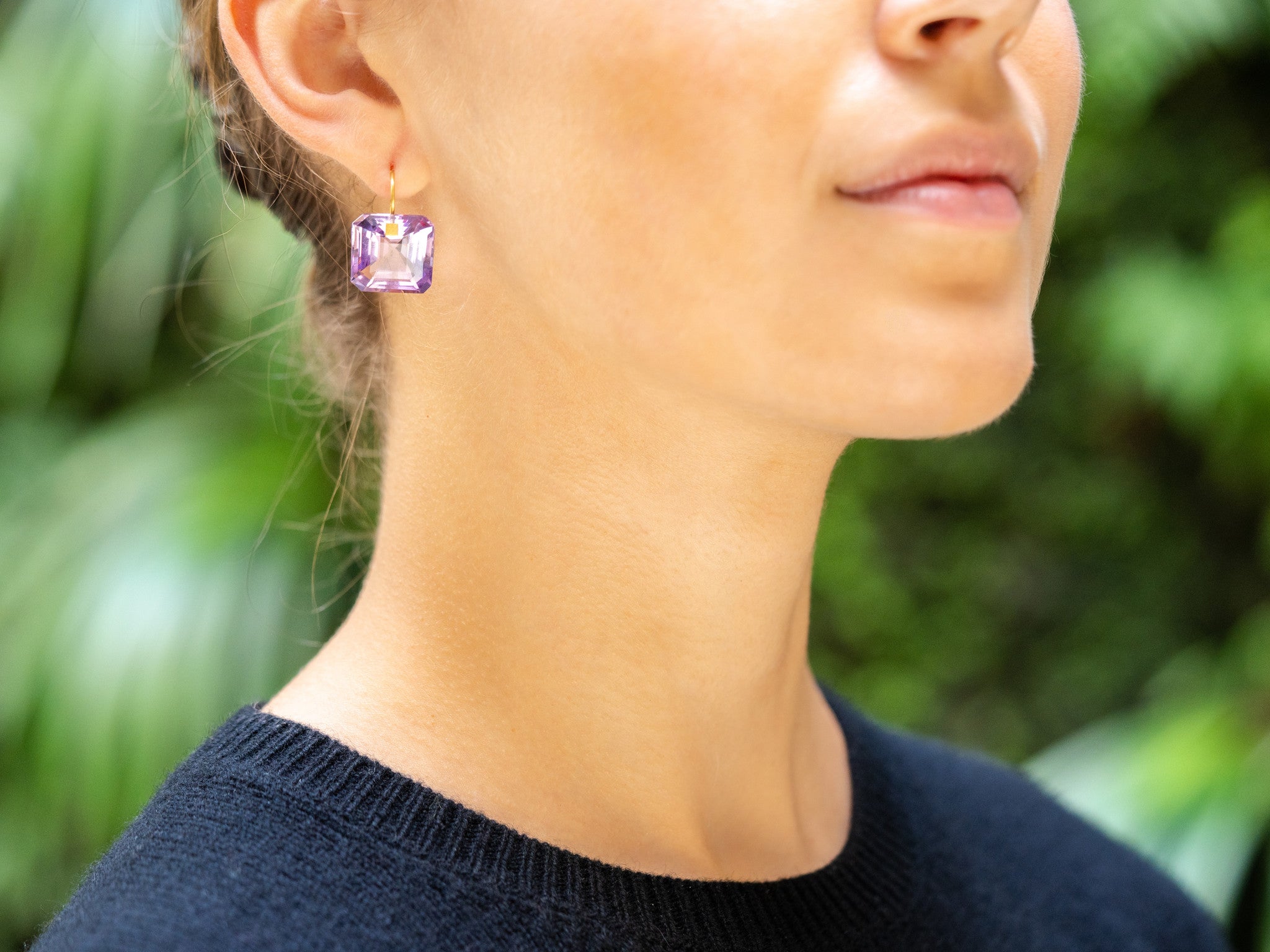 AMETHYST SUMMER EARRINGS