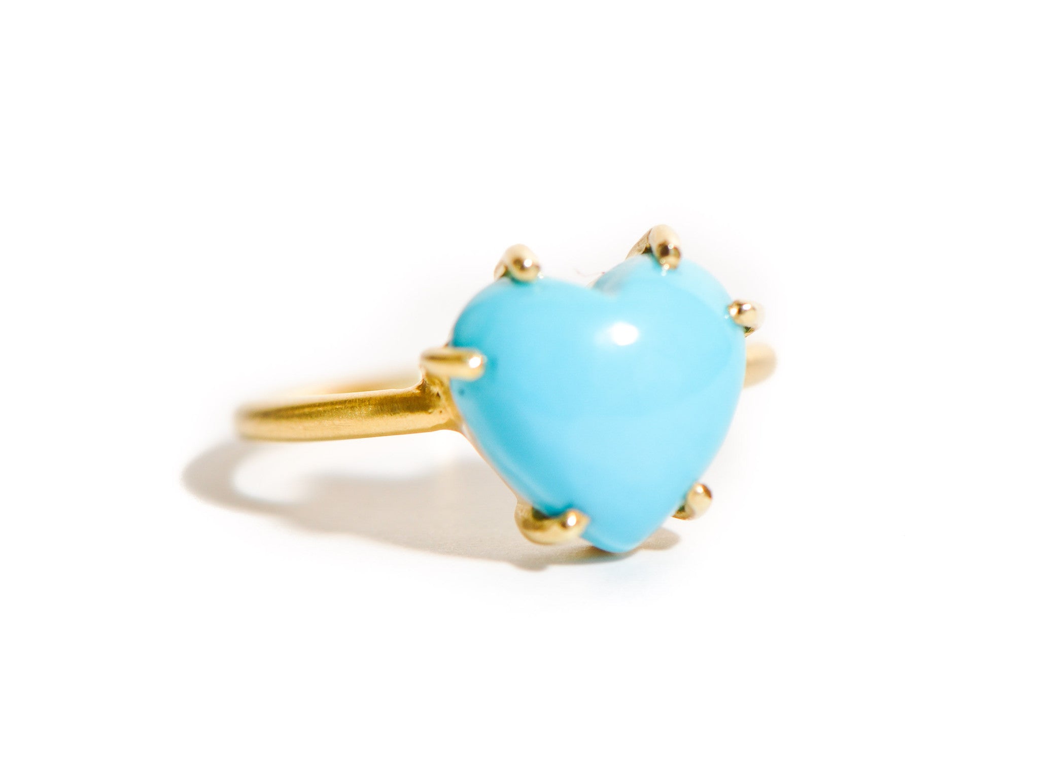 TURQUOISE HEART RING