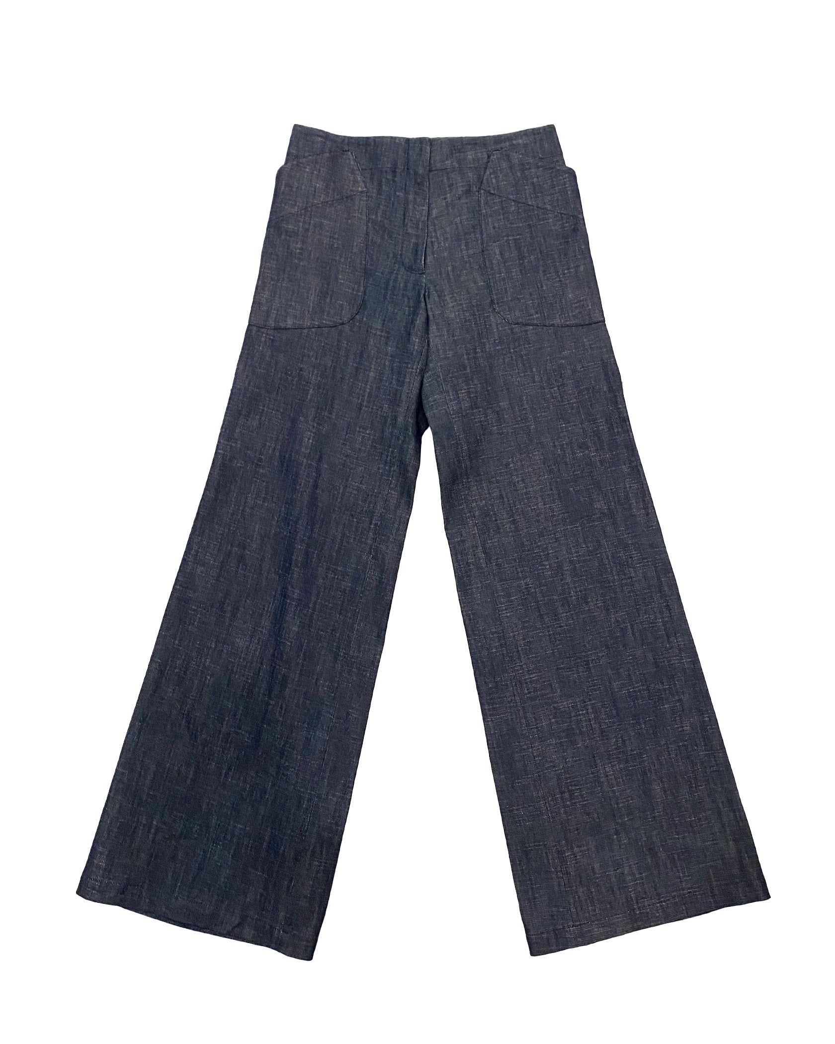ZERO + MARIA CORNEJO | WIDE LEG EDA DENIM PANT