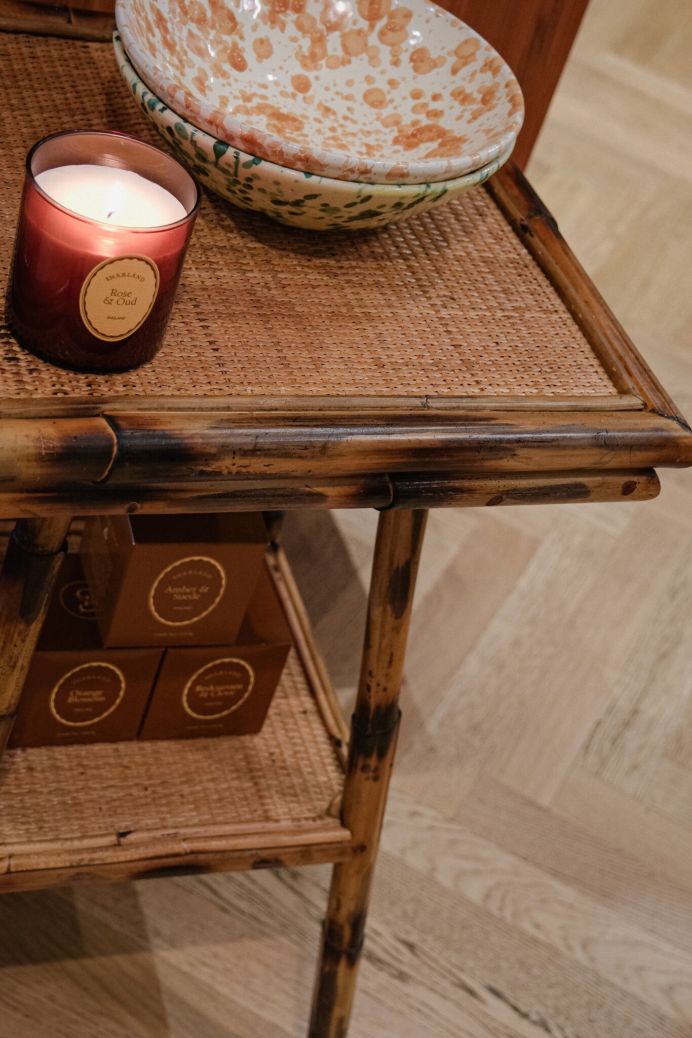 BAMBOO SIDE TABLE