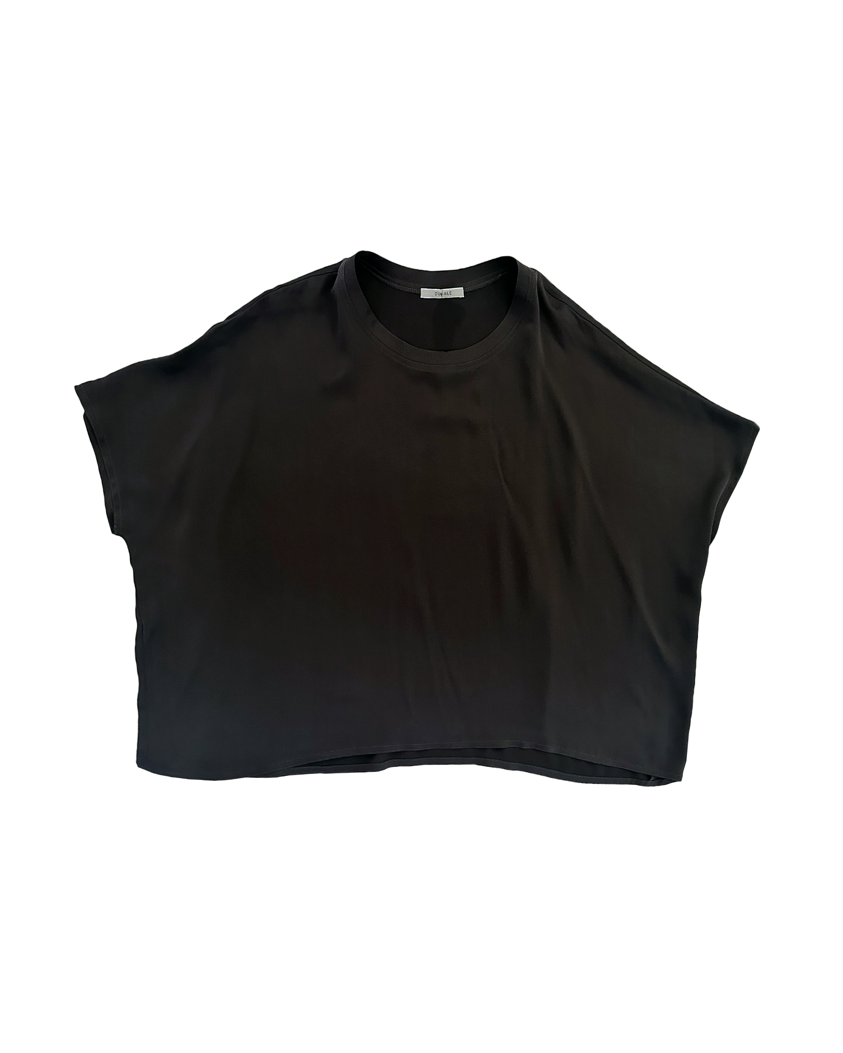 DUSAN | SHORT SLEEVE CREPE SATIN T-SHIRT