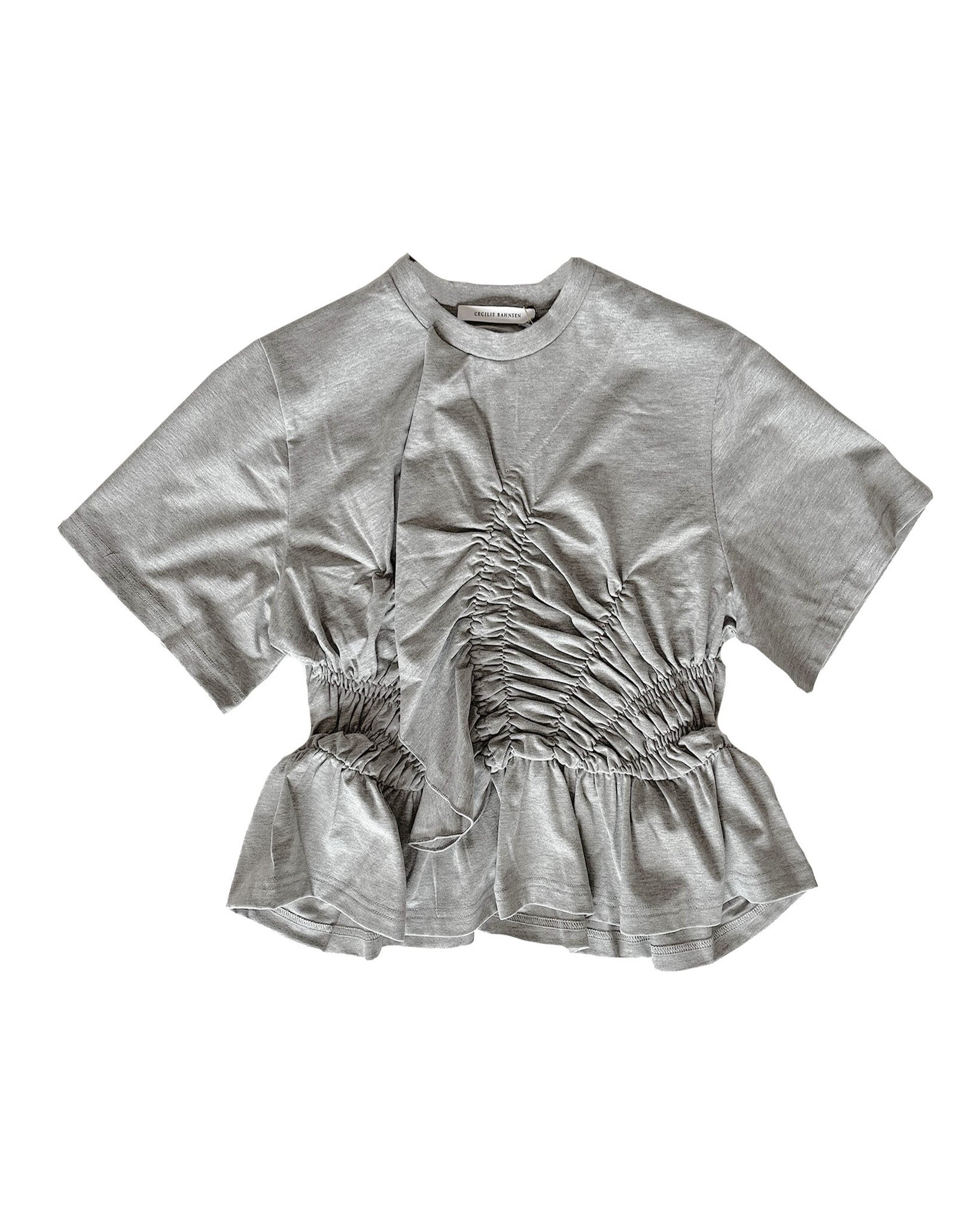 JERSEY RUCHED TSHIRT