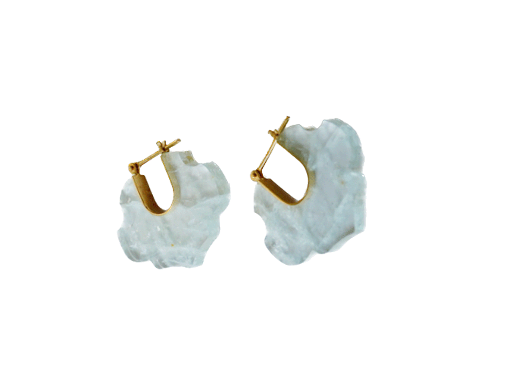 DAMASK AQUAMARINE EARRINGS