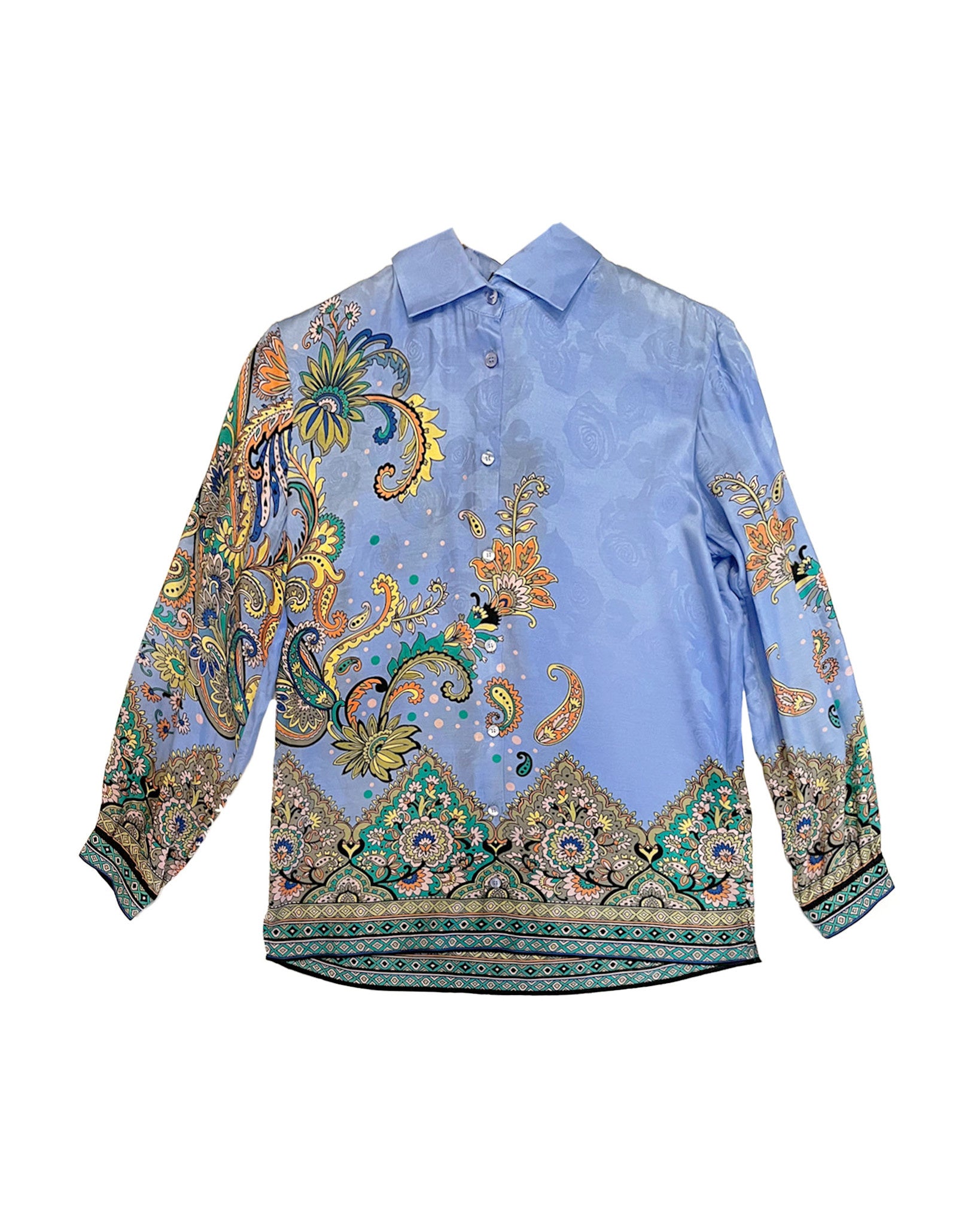 ETRO | LONG SLEEVE PRINTED BUTTON DOWN BLOUSE