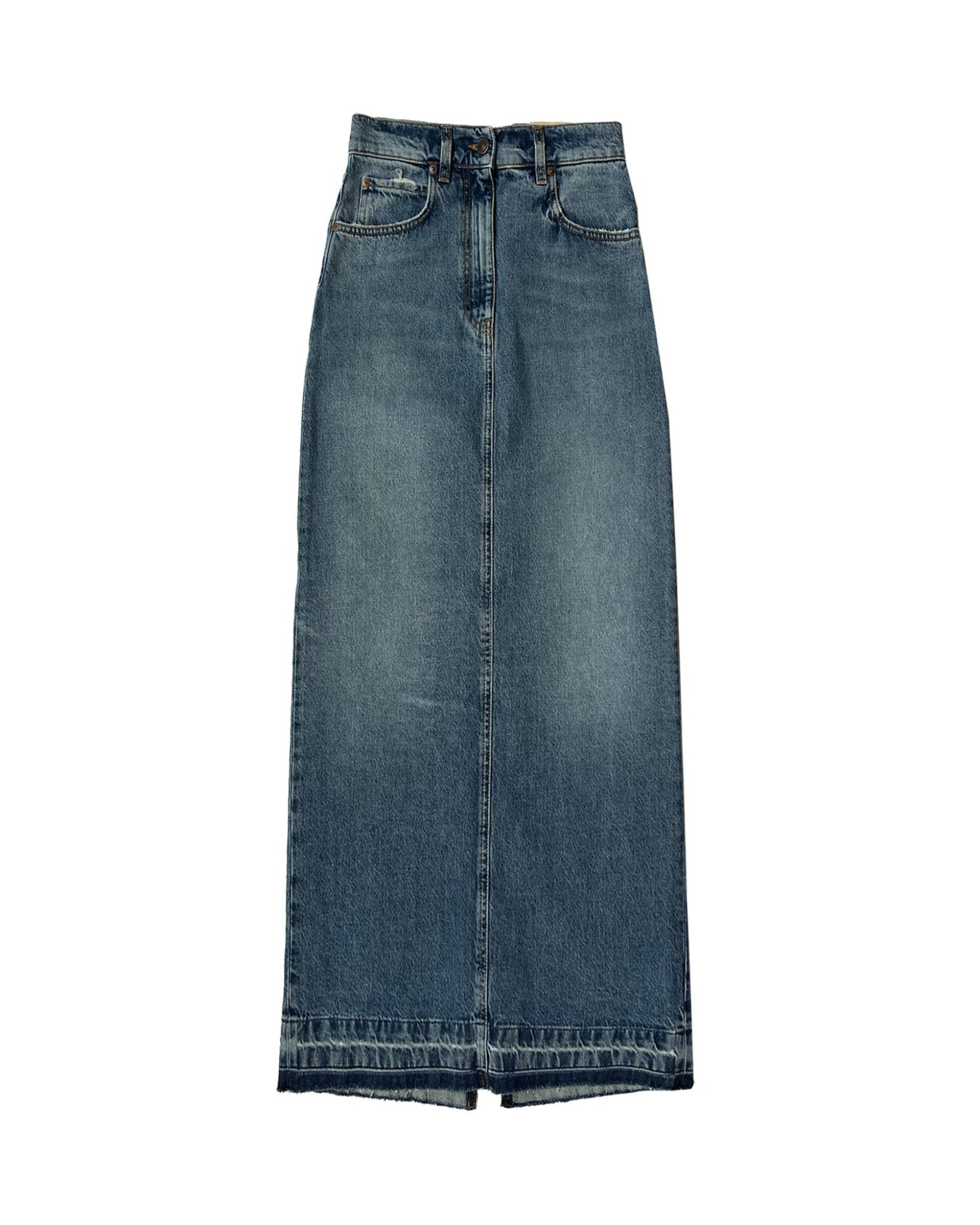 LONG DENIM SKIRT