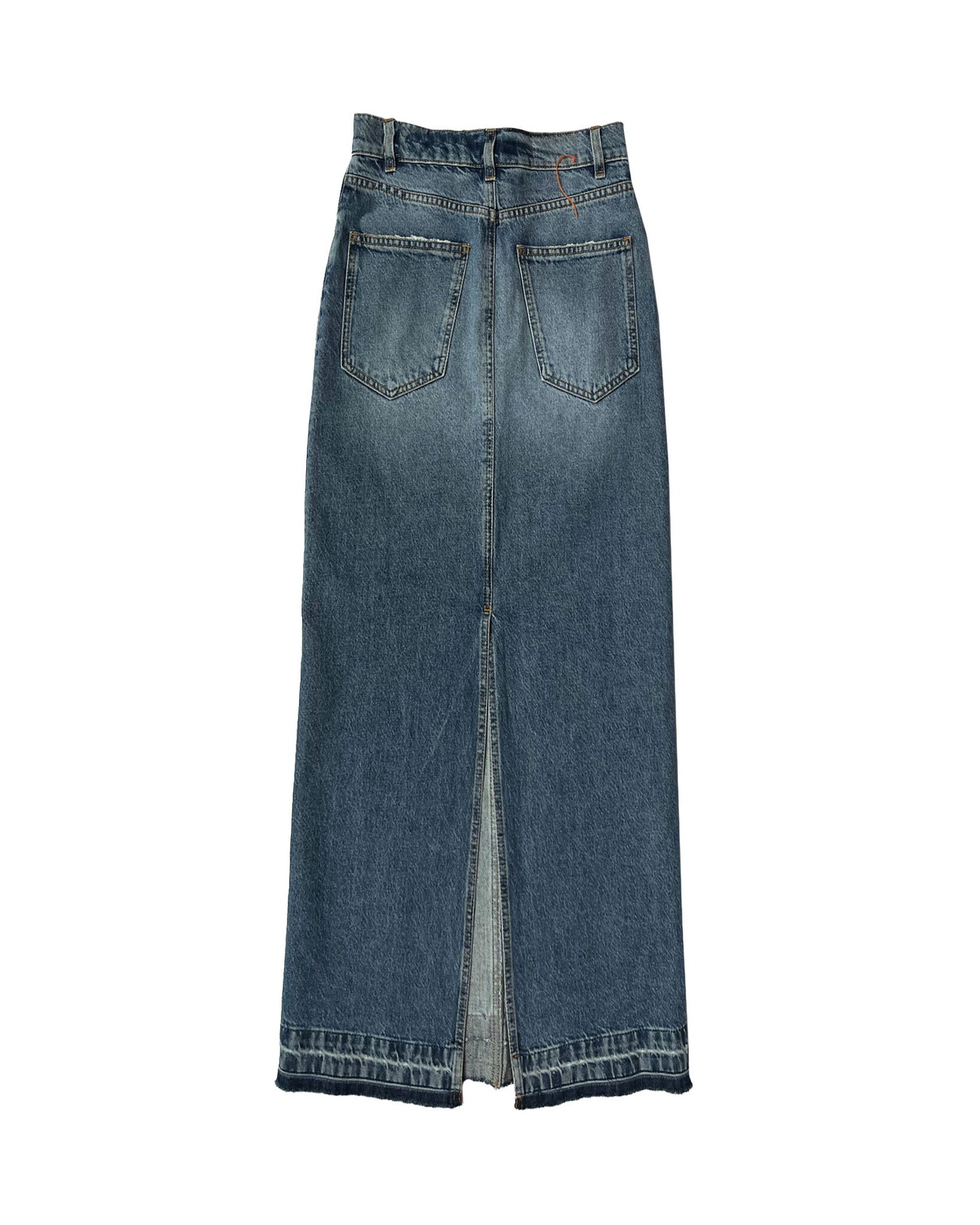 LONG DENIM SKIRT