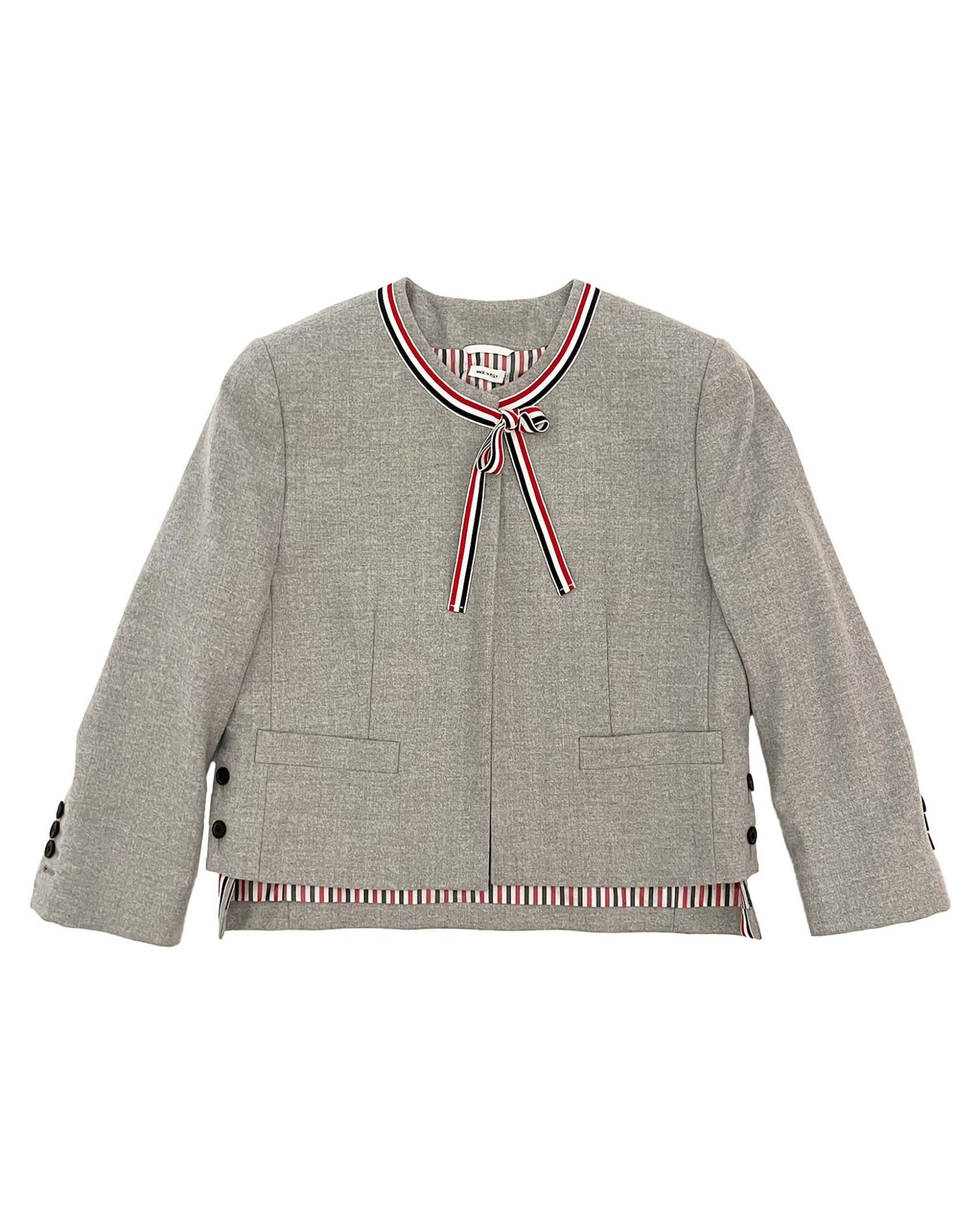 BOW CARDIGAN JACKET