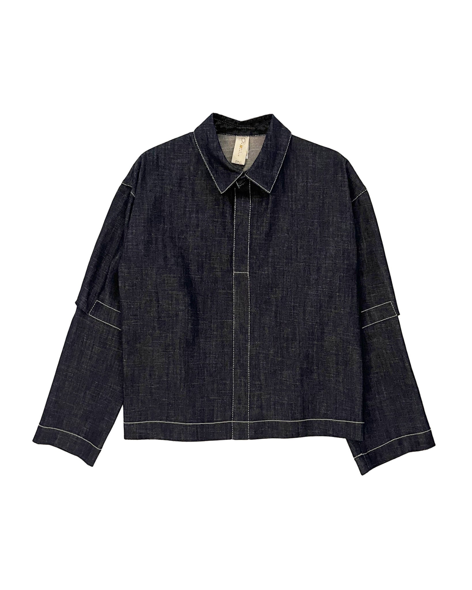 BIKER ECO DENIM SHIRT