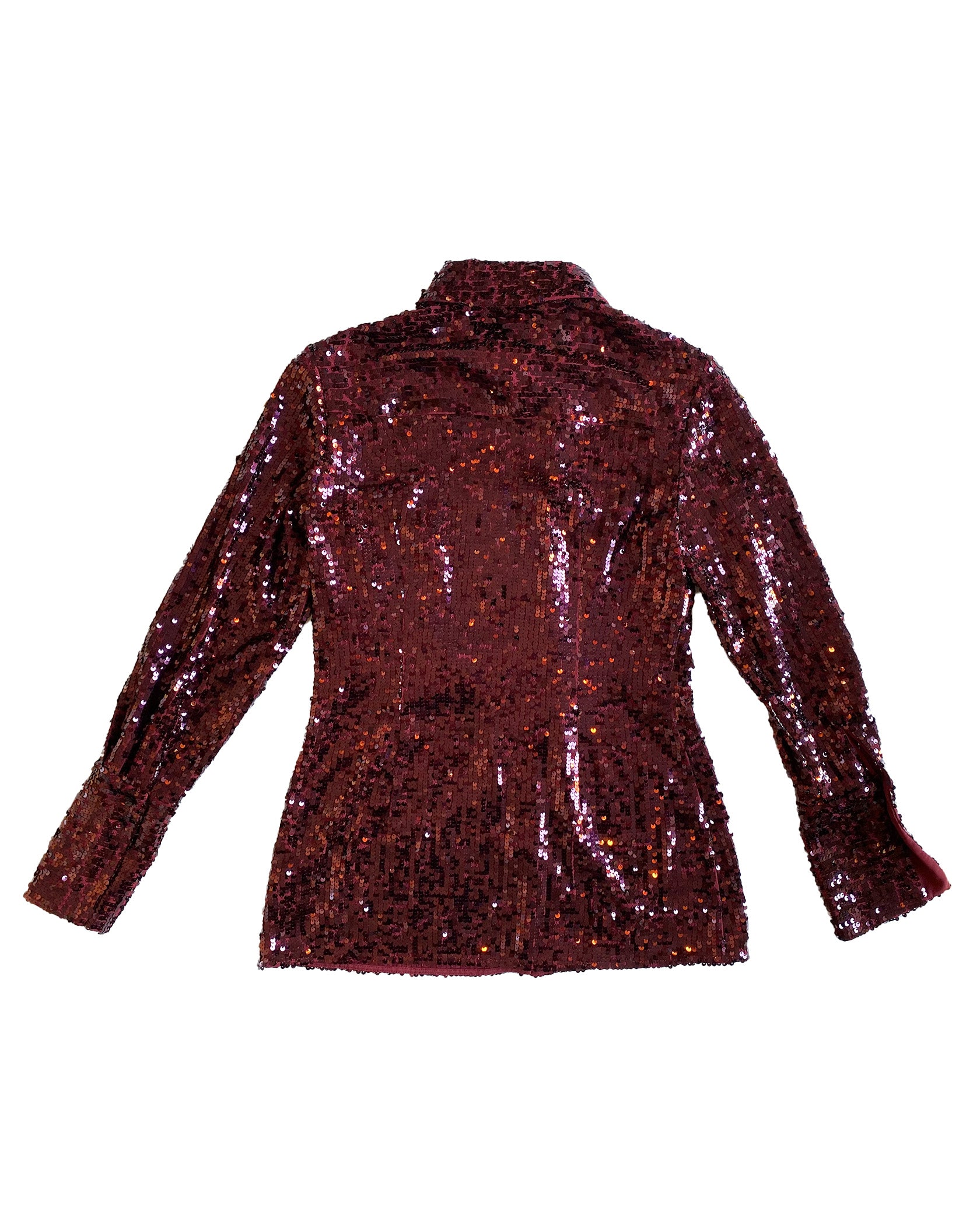 ERDEM | SEQUIN BUTTON DOWN SHIRT