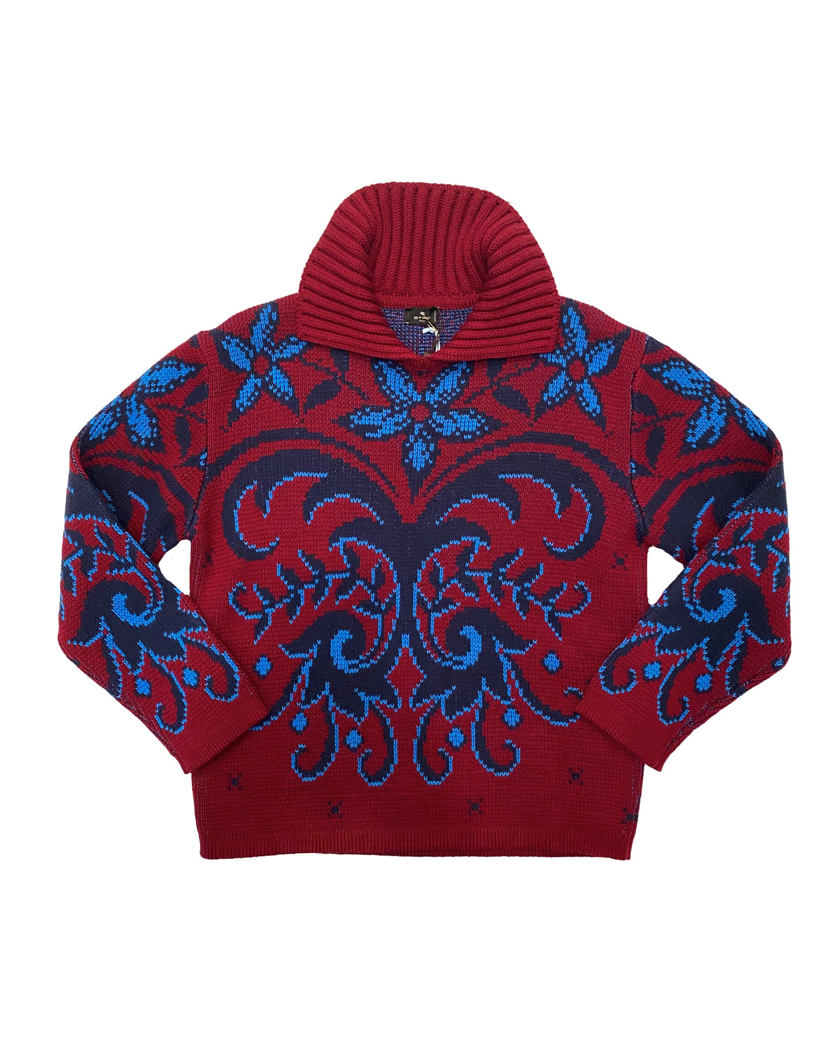ETRO | LARGE COLLAR KNIT TOP