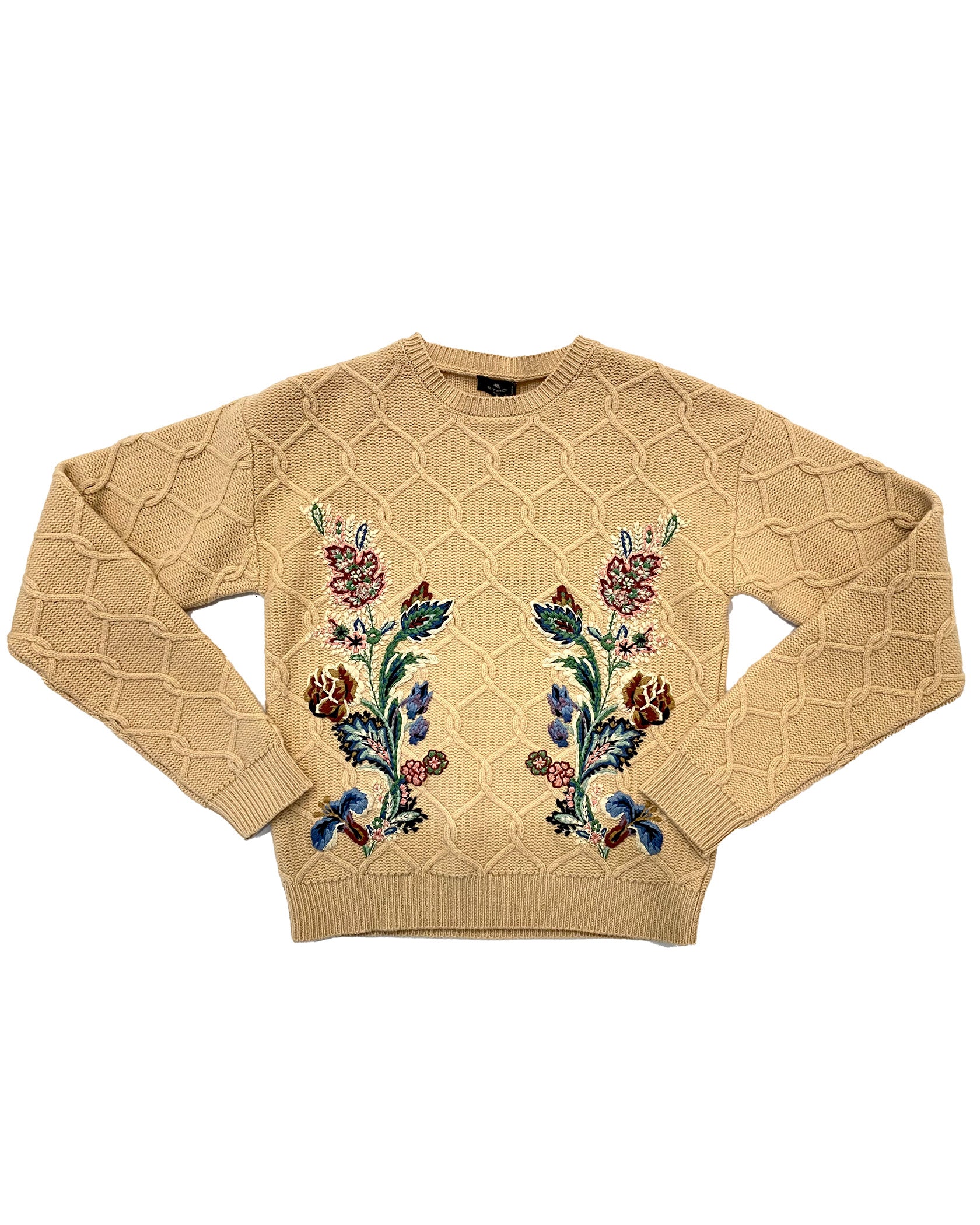 ETRO | EMBROIDERED KNIT TOP