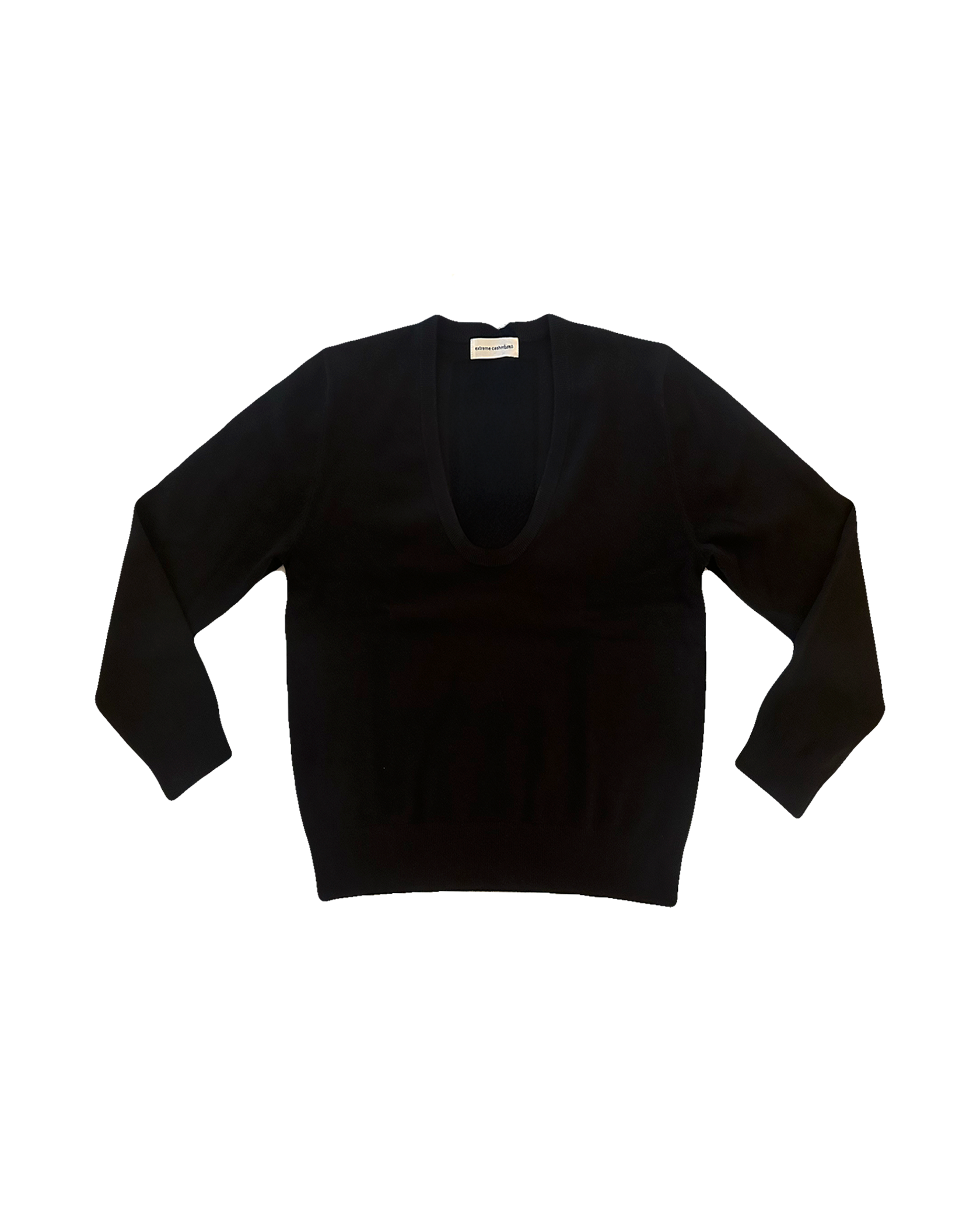 EXTREME CASHMERE | LONG SLEEVE U-NECK JACOB KNIT