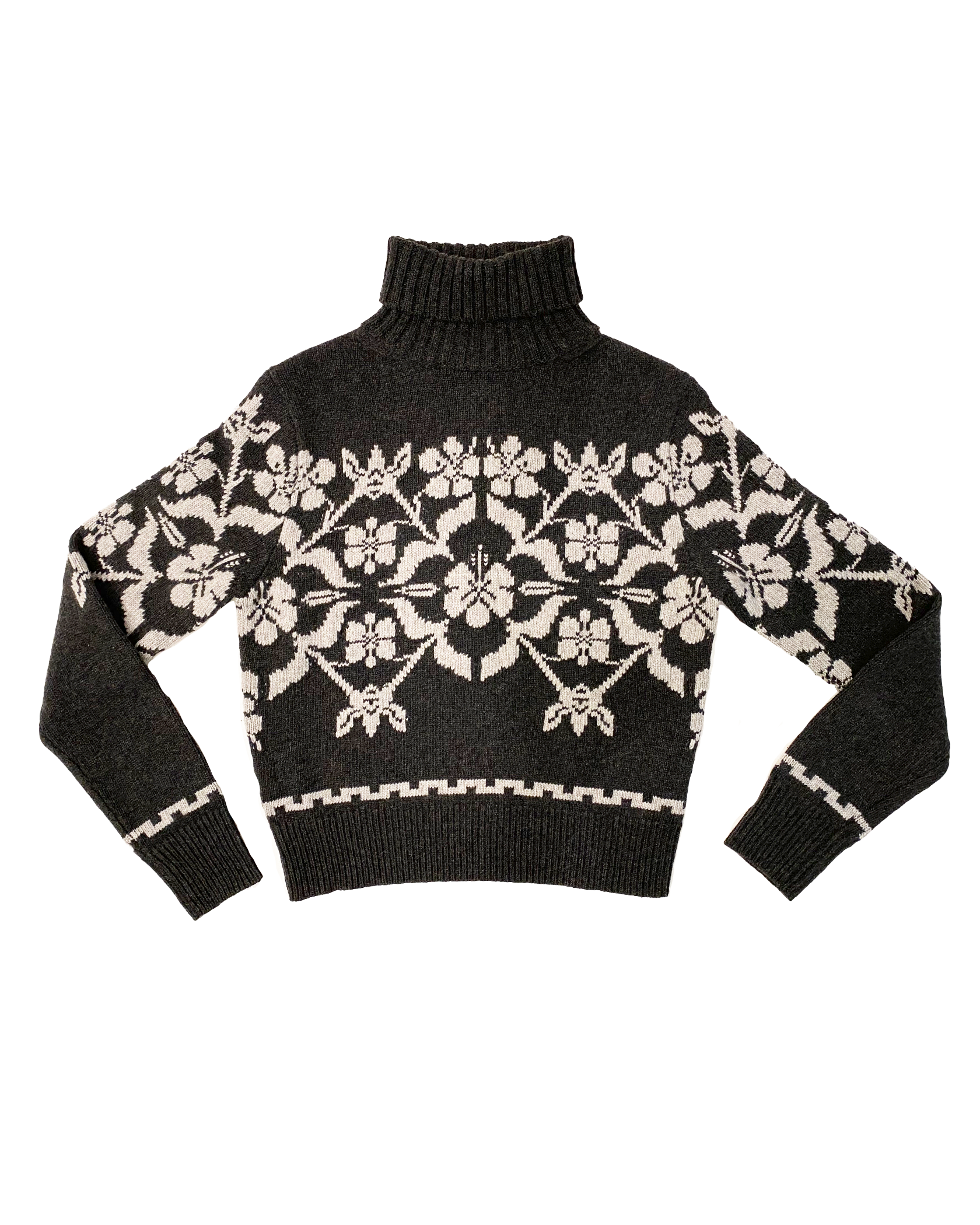 HIGH SPORT | LONG SLEEVE TURTLENECK ZOE FAIRISLE SWEATER