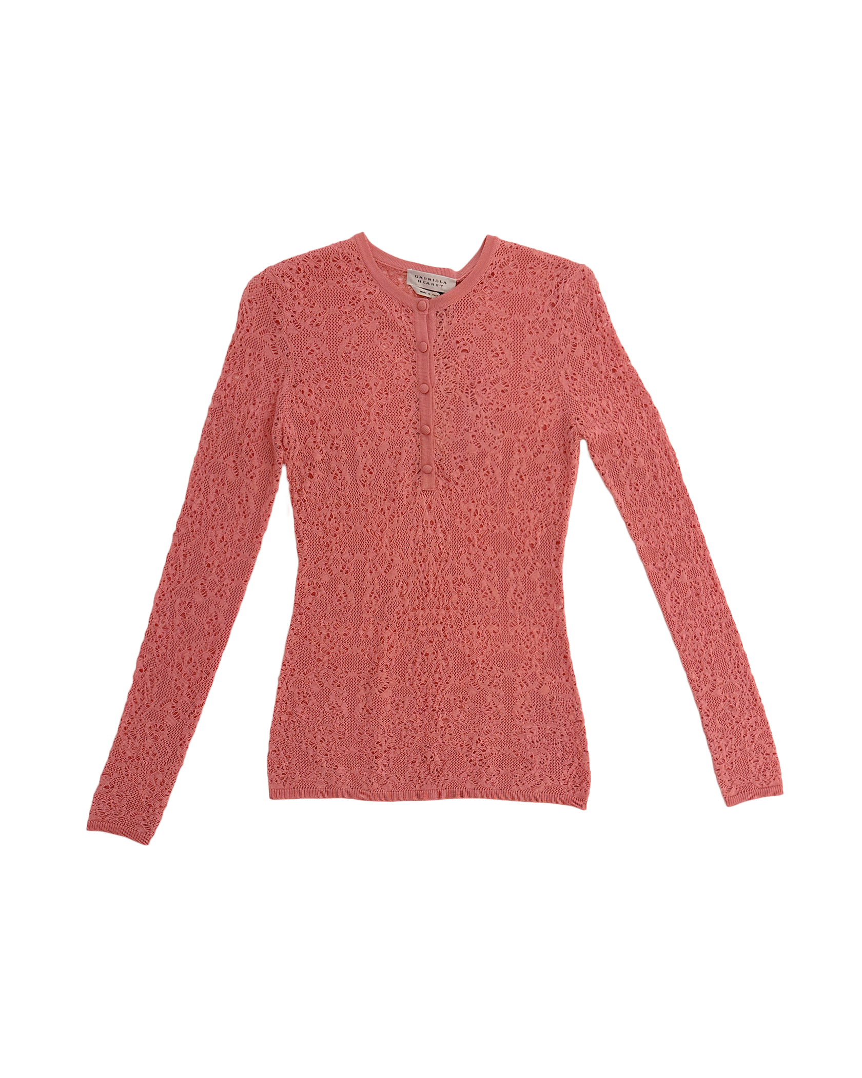 GABRIELA HEARST | LONG SLEEVE CROCHETED SWEATER