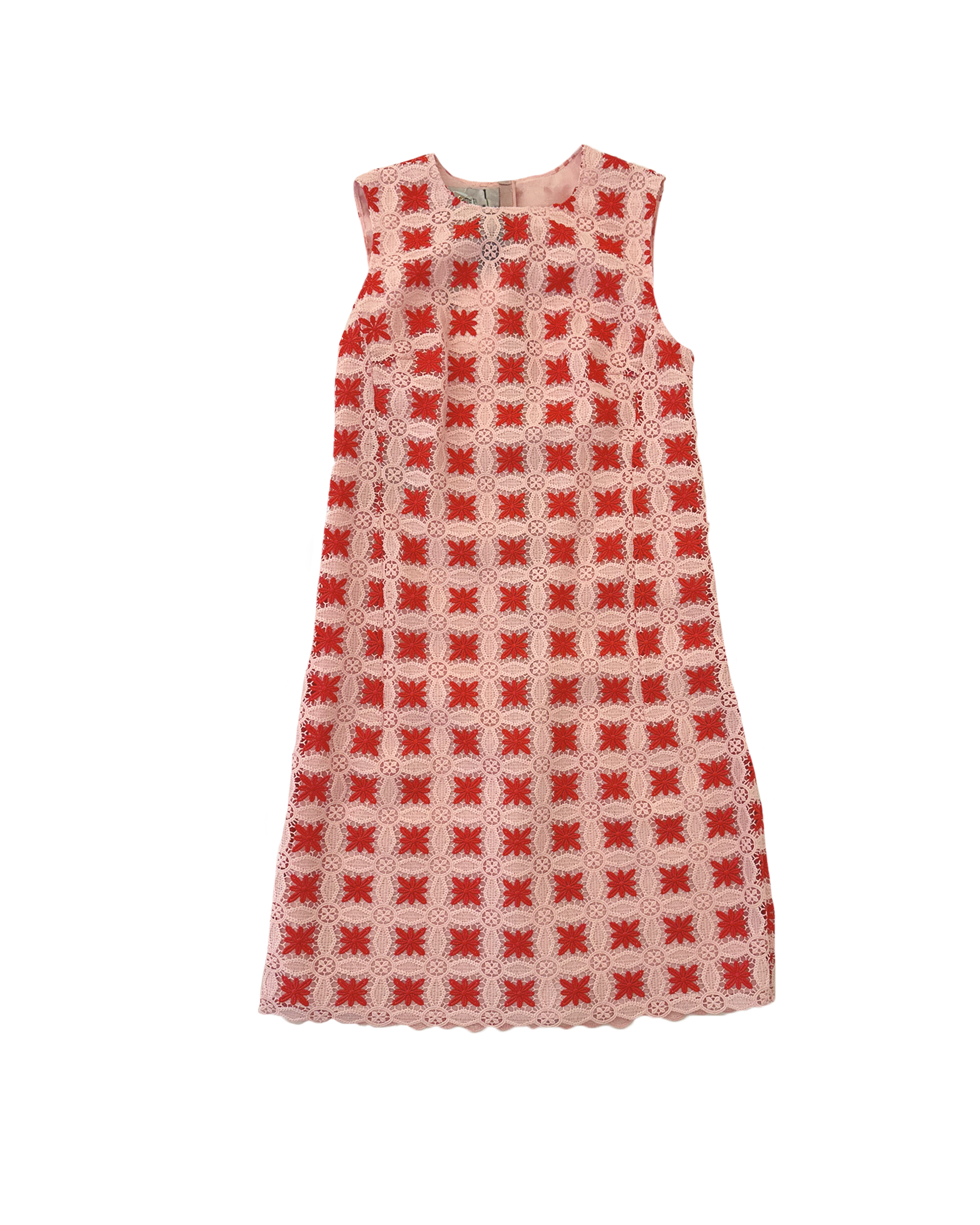 GIAMBATTISTA VALLI | SLEEVELESS MACRAME MINI DRESS