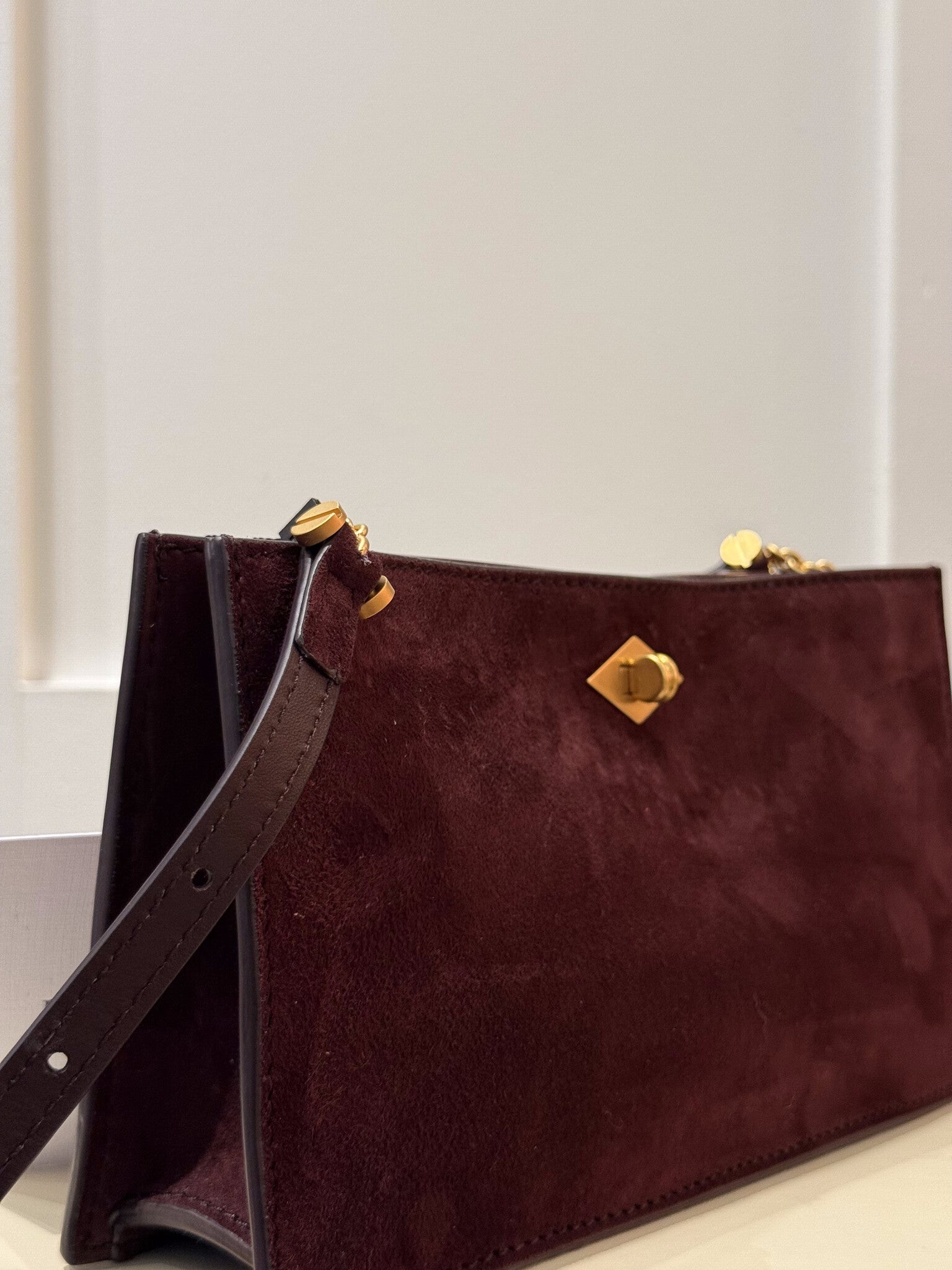 EASE SUEDE EVENING BAG