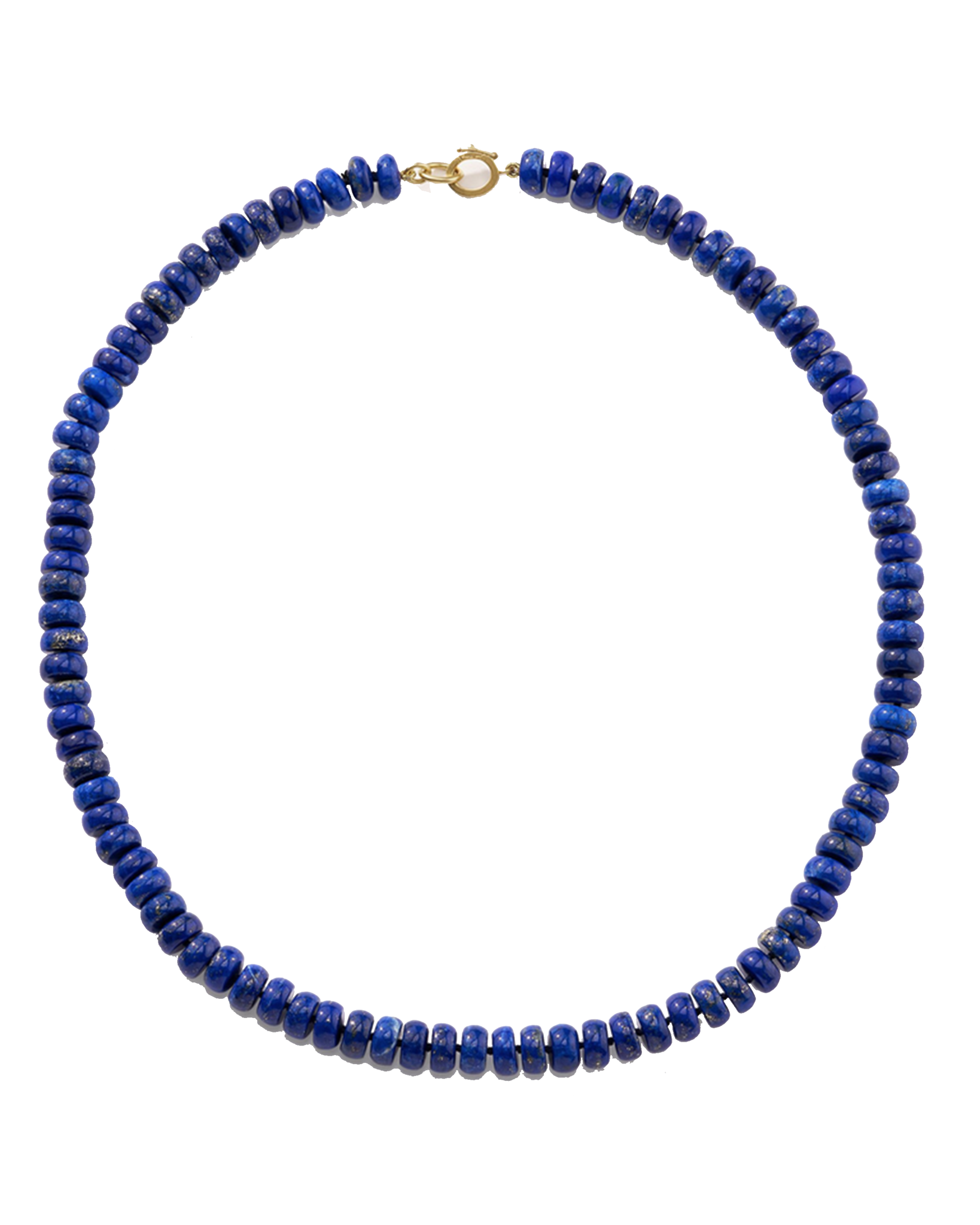 18" LAPIS CANDY BEADED NECKLACE