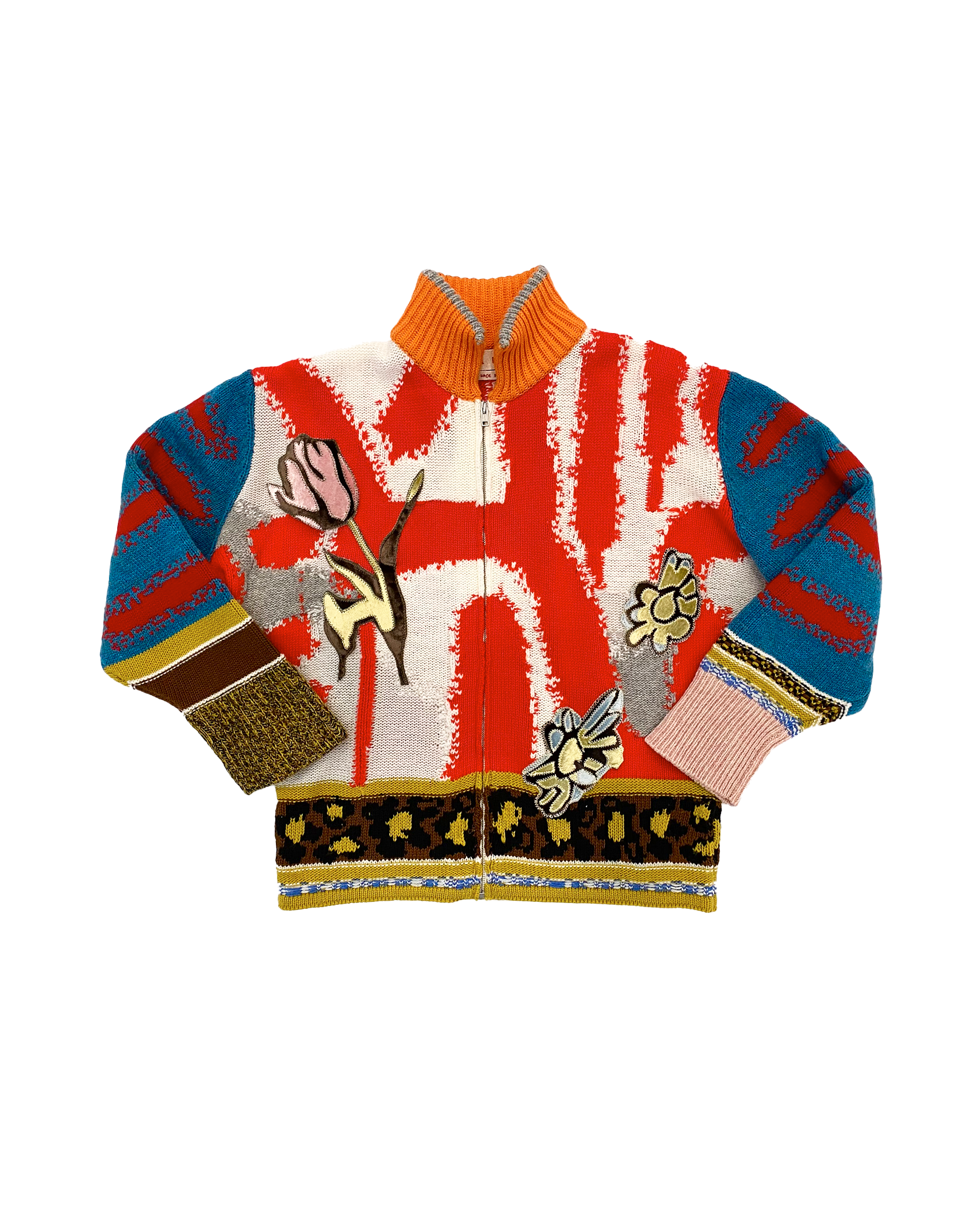 MARNI | ZIPPERED INTARSIA JACKET