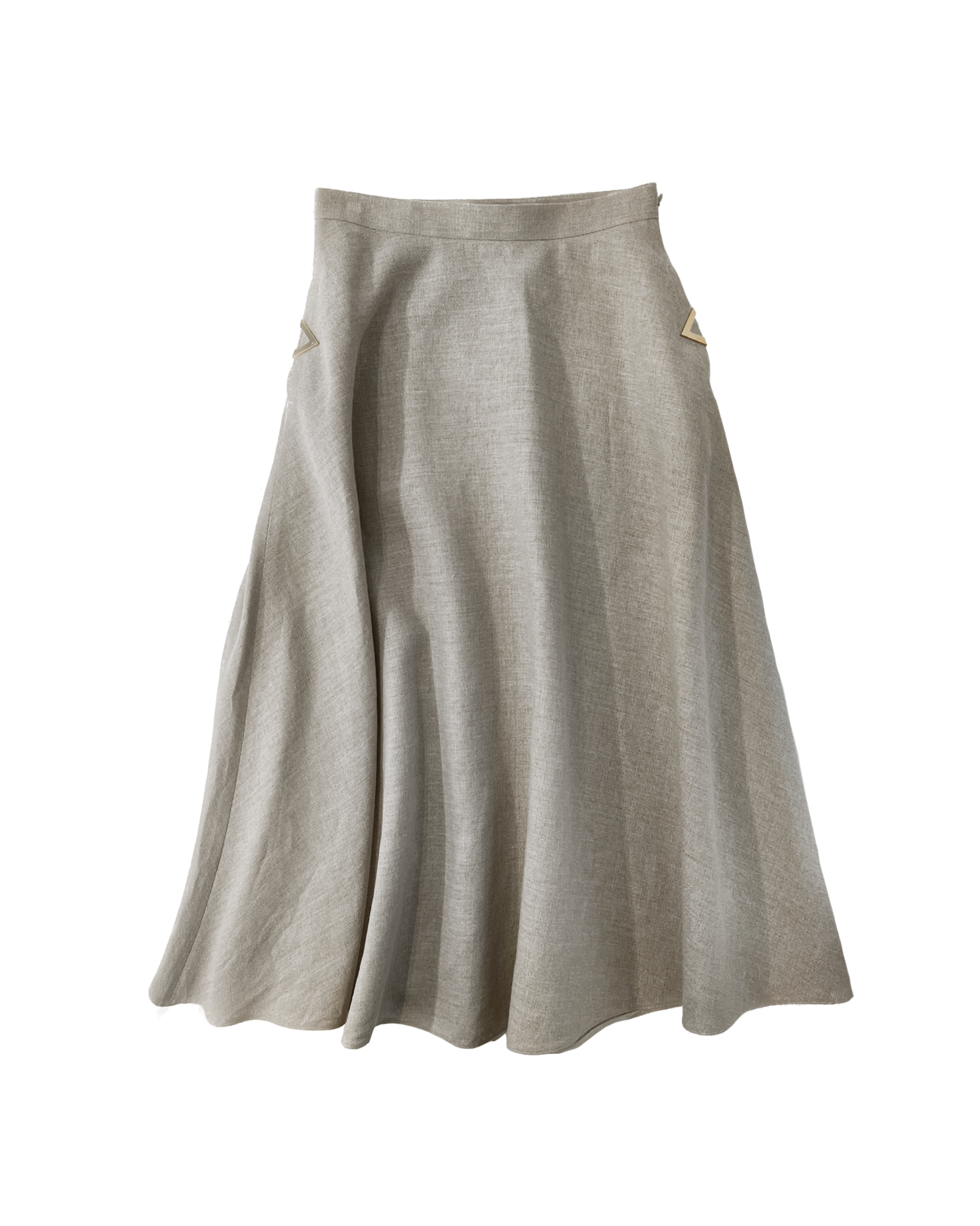 HIGHWAISTED FLAX SKIRT