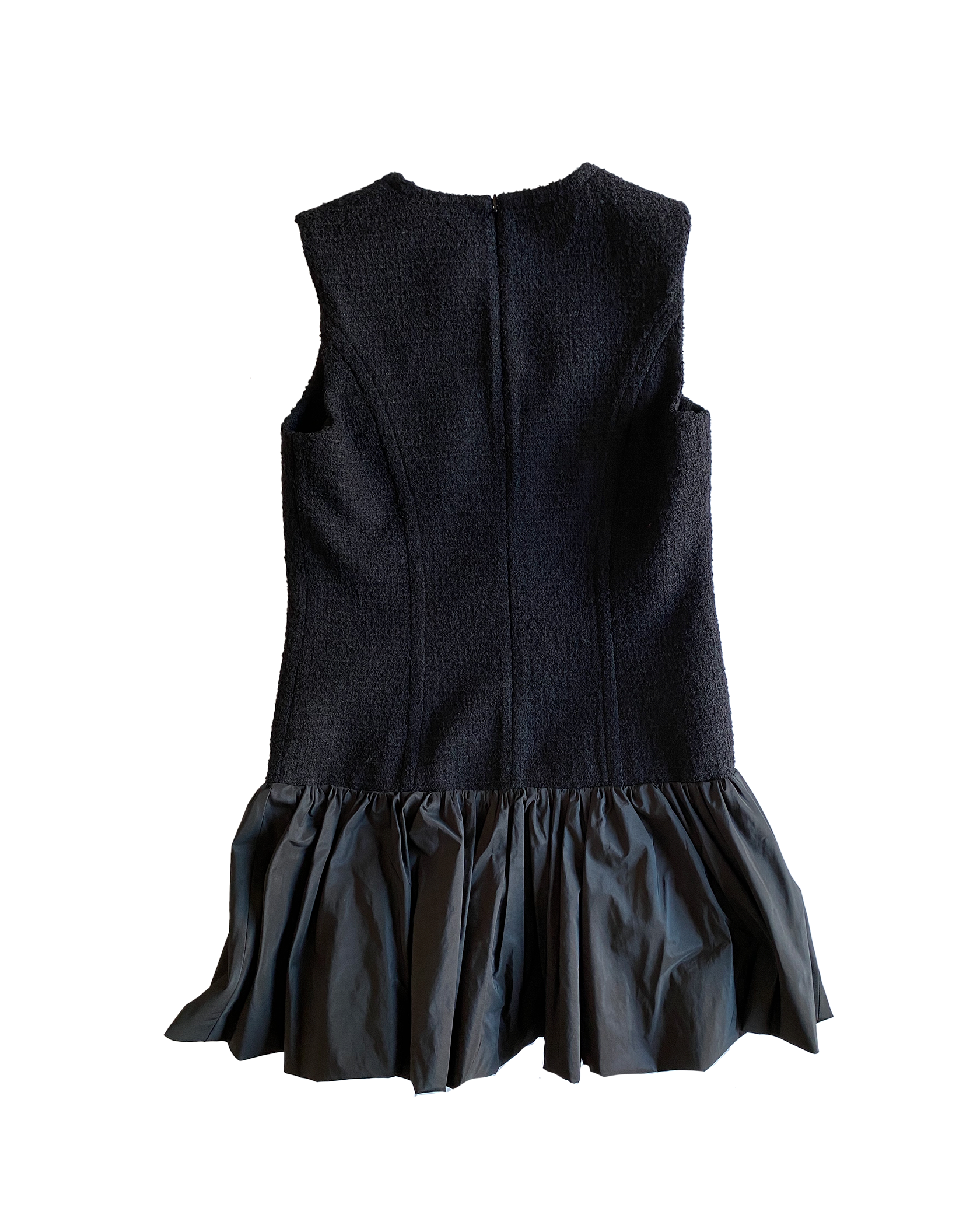 PATOU | BOUCLE RUFFLE SHORT DRESS