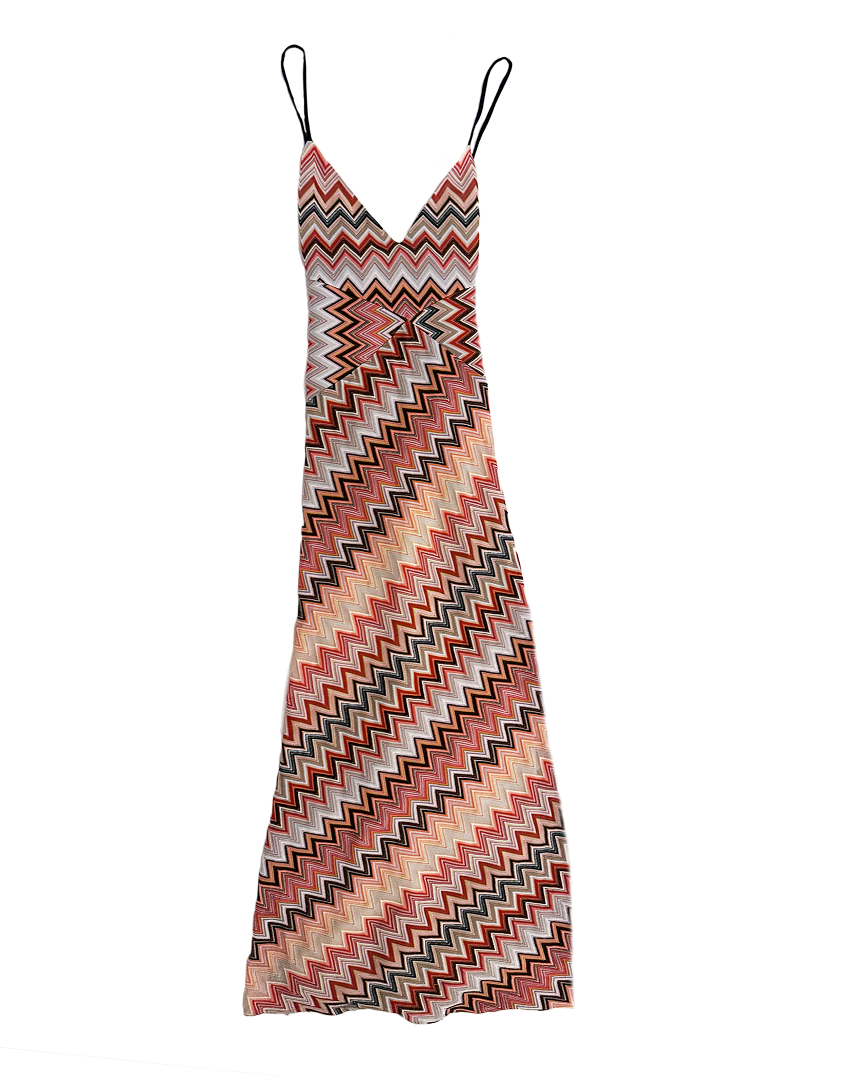 MISSONI | SLEEVELESS LONG CHEVRON DRESS