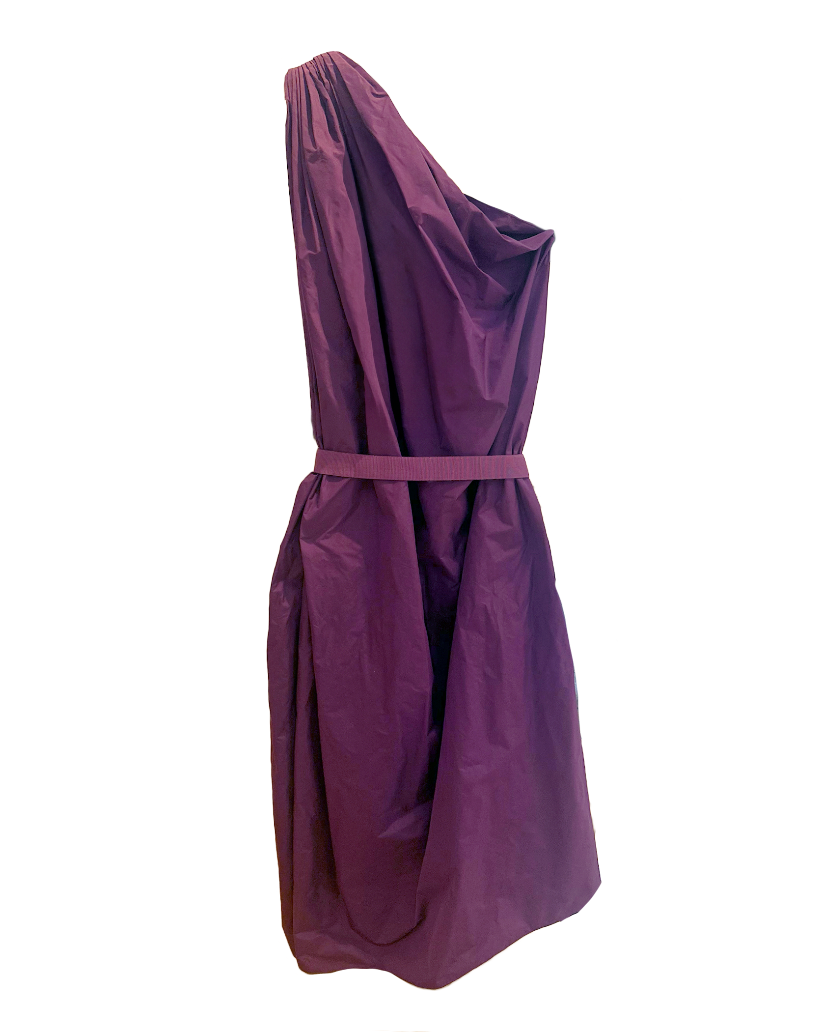 MAISON RABIH KAYROUZ | ONE SHOULDER TAFFETA LONG DRESS