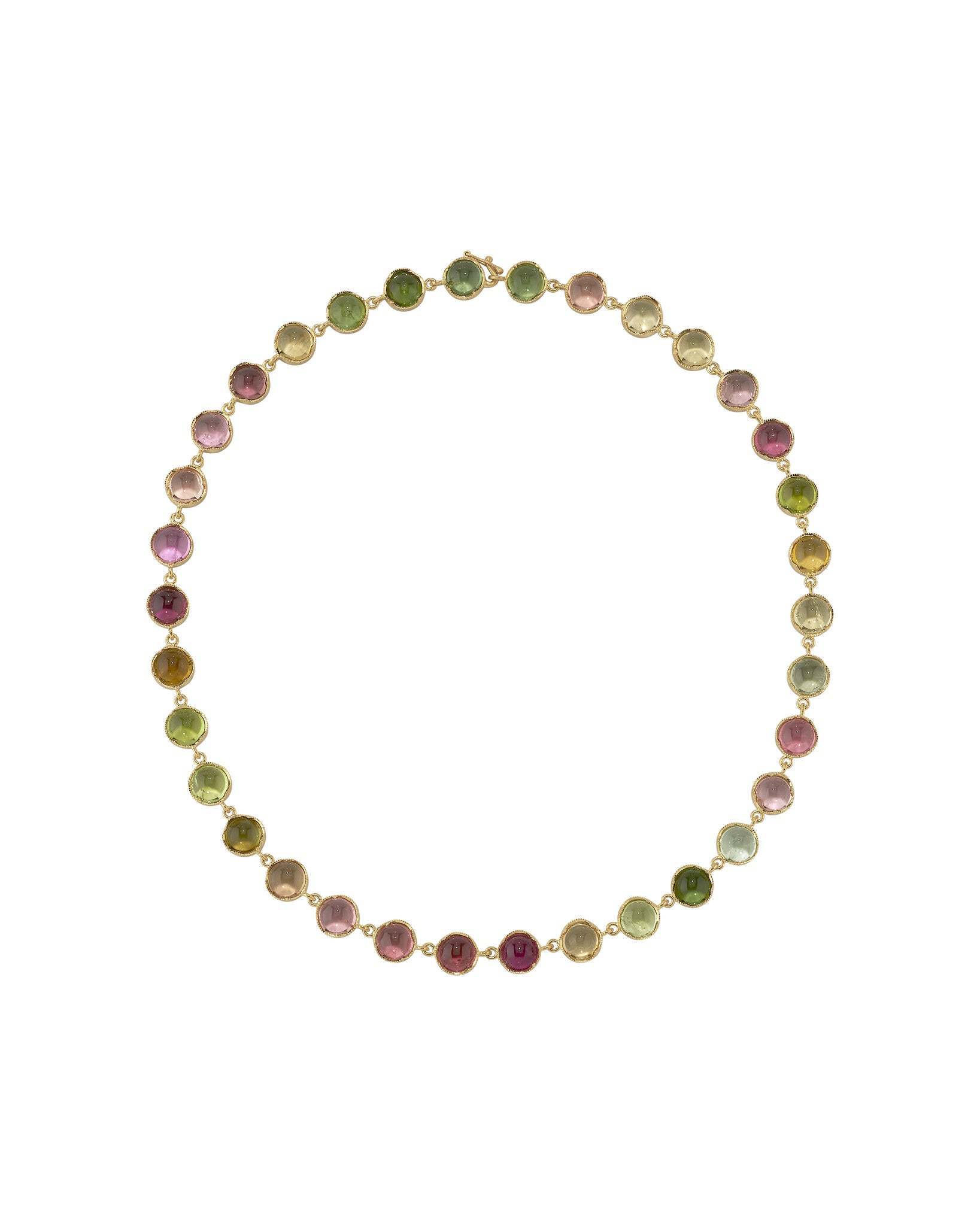 ONE OF A KIND MIXED TOURMALINE NECKLACE