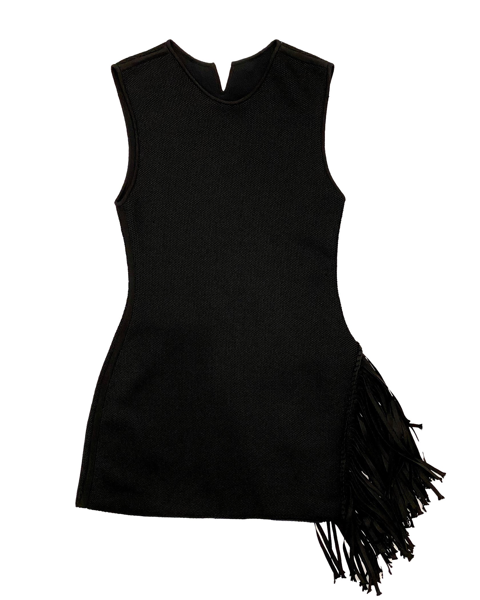 PEPA POMBO | FRINGED VESA SLIT TOP