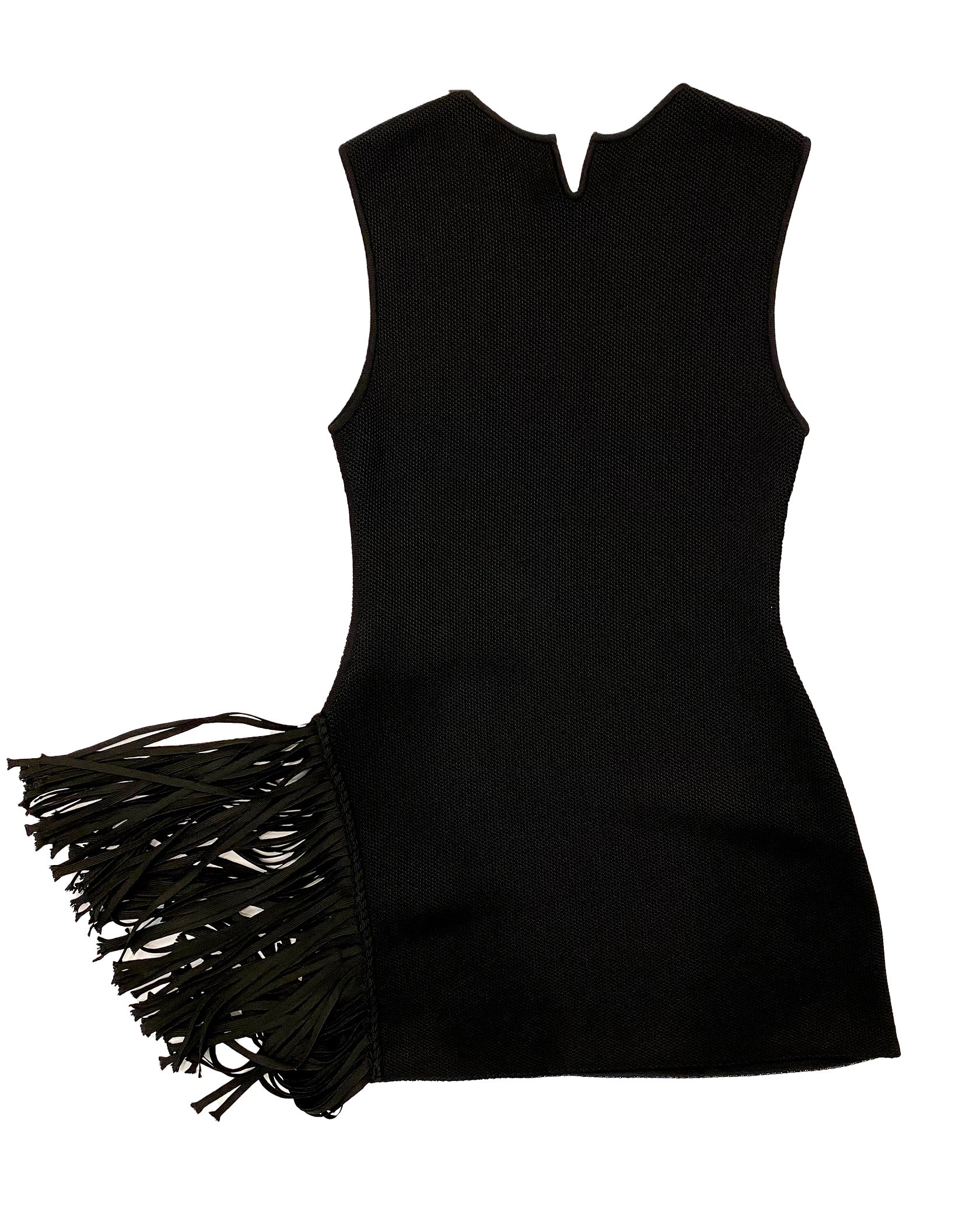 PEPA POMBO | FRINGED VESA SLIT TOP