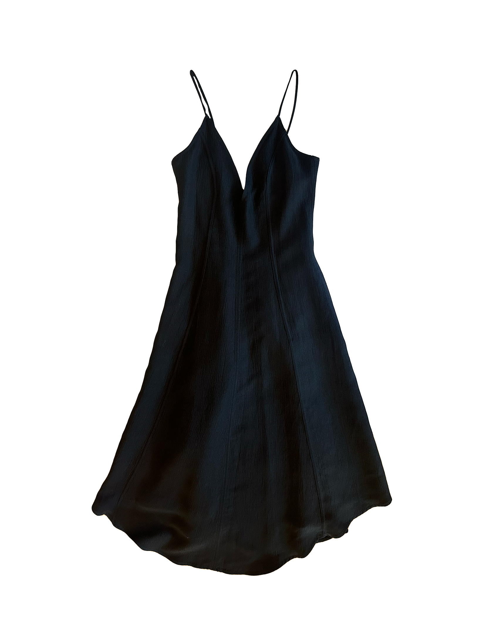 PROENZA SCHOULER | SLEEVELESS V-NECK COTTON LINEN ELAINE MIDI DRESS