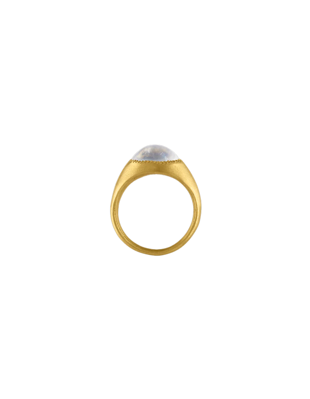 MOONSTONE ROZ RING