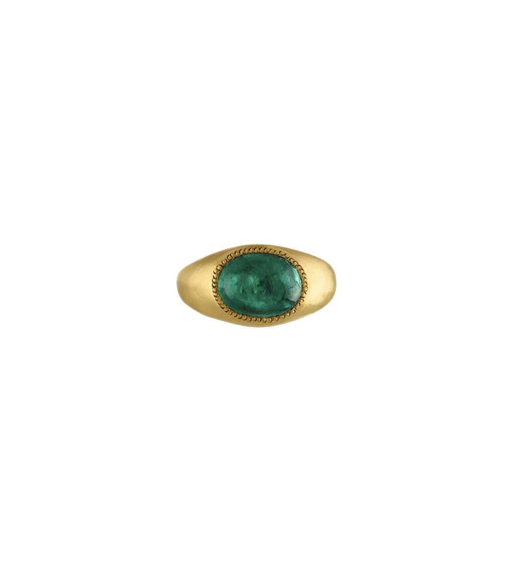 EMERALD ROZ RING