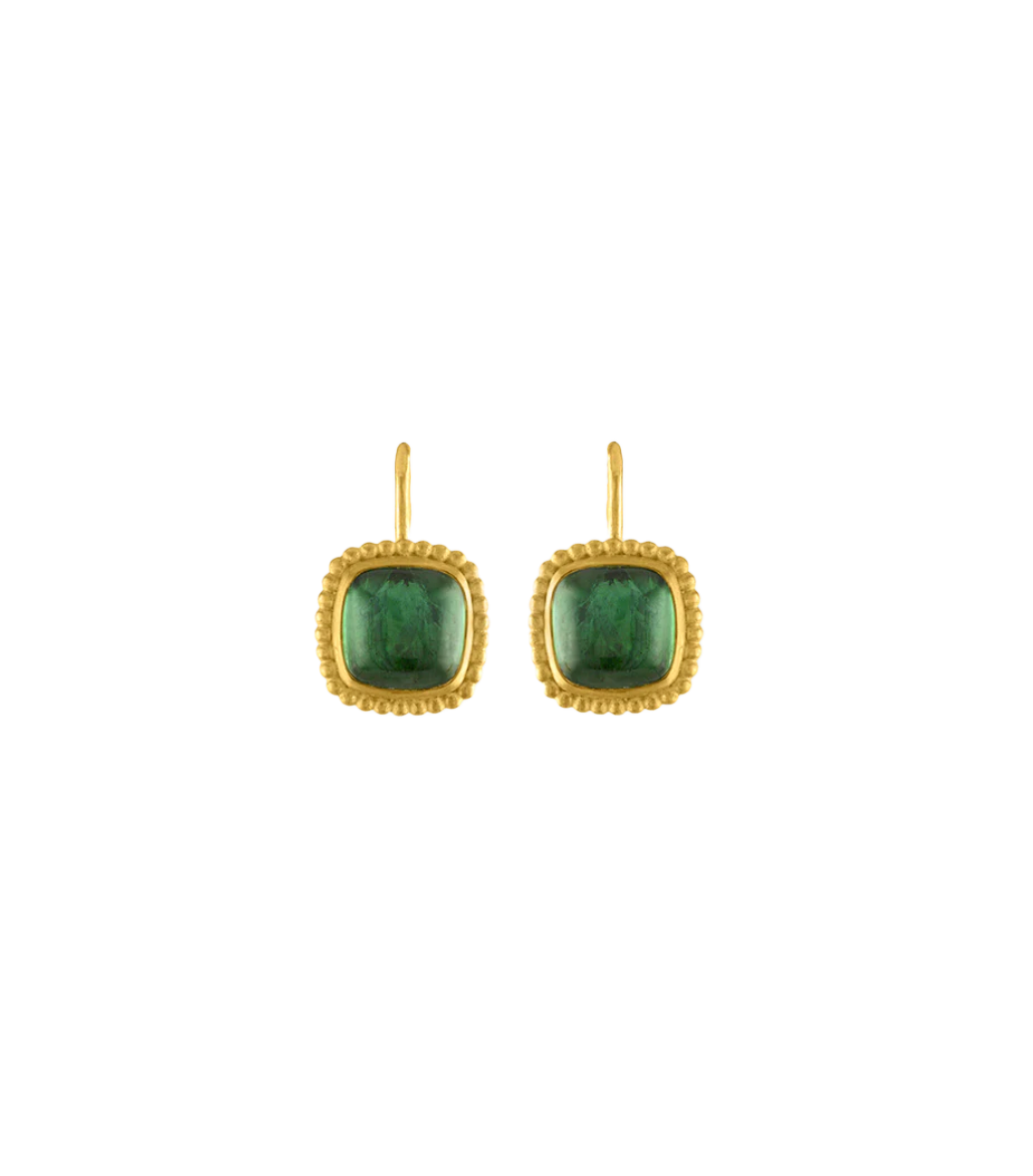 GREEN TOURMALINE EARRINGS