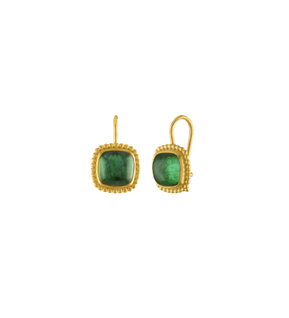 GREEN TOURMALINE EARRINGS