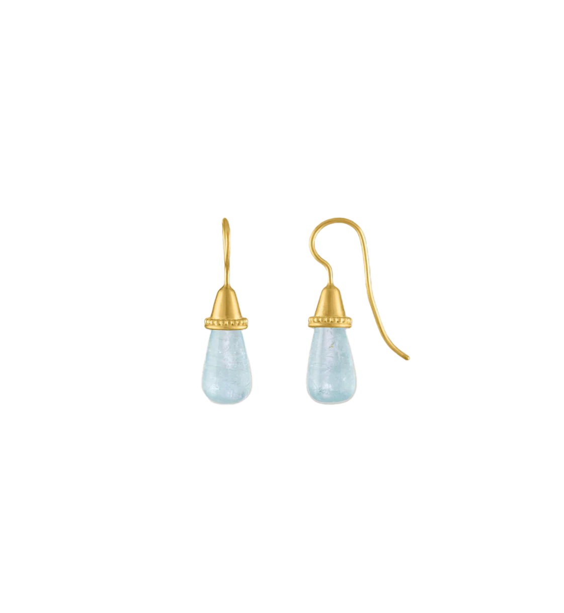 AQUAMARINE PILEUS EARRINGS