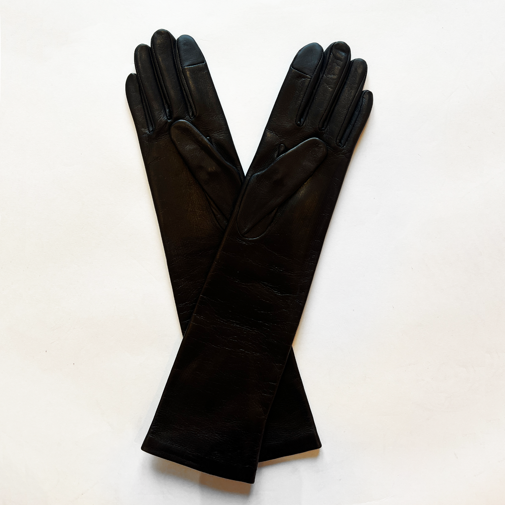 AGNELLE LEATHER OPERA GLOVES