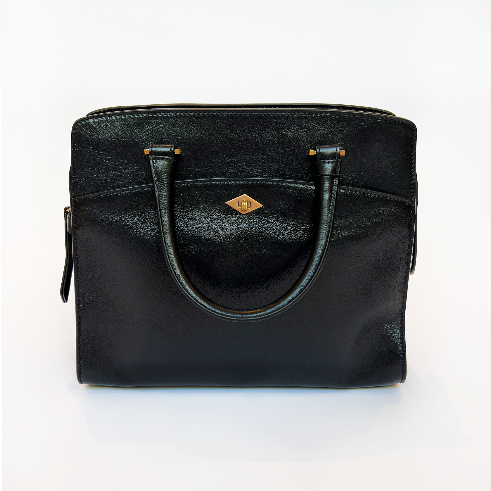 SMOOTH LEATHER PRIVATE EYE SLIM BAG