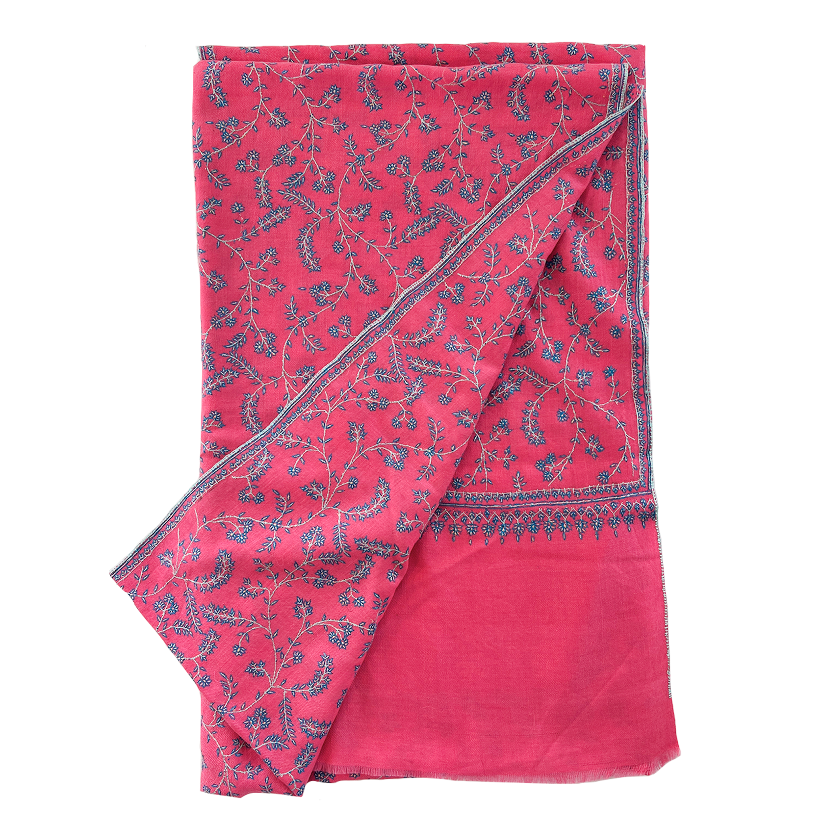 CLASSIC ALL OVER EMBROIDERED SHAWL