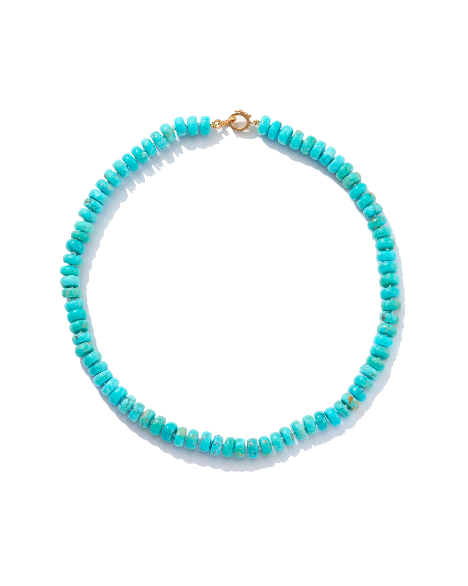 TURQUOISE CANDY BEADED NECKLACE